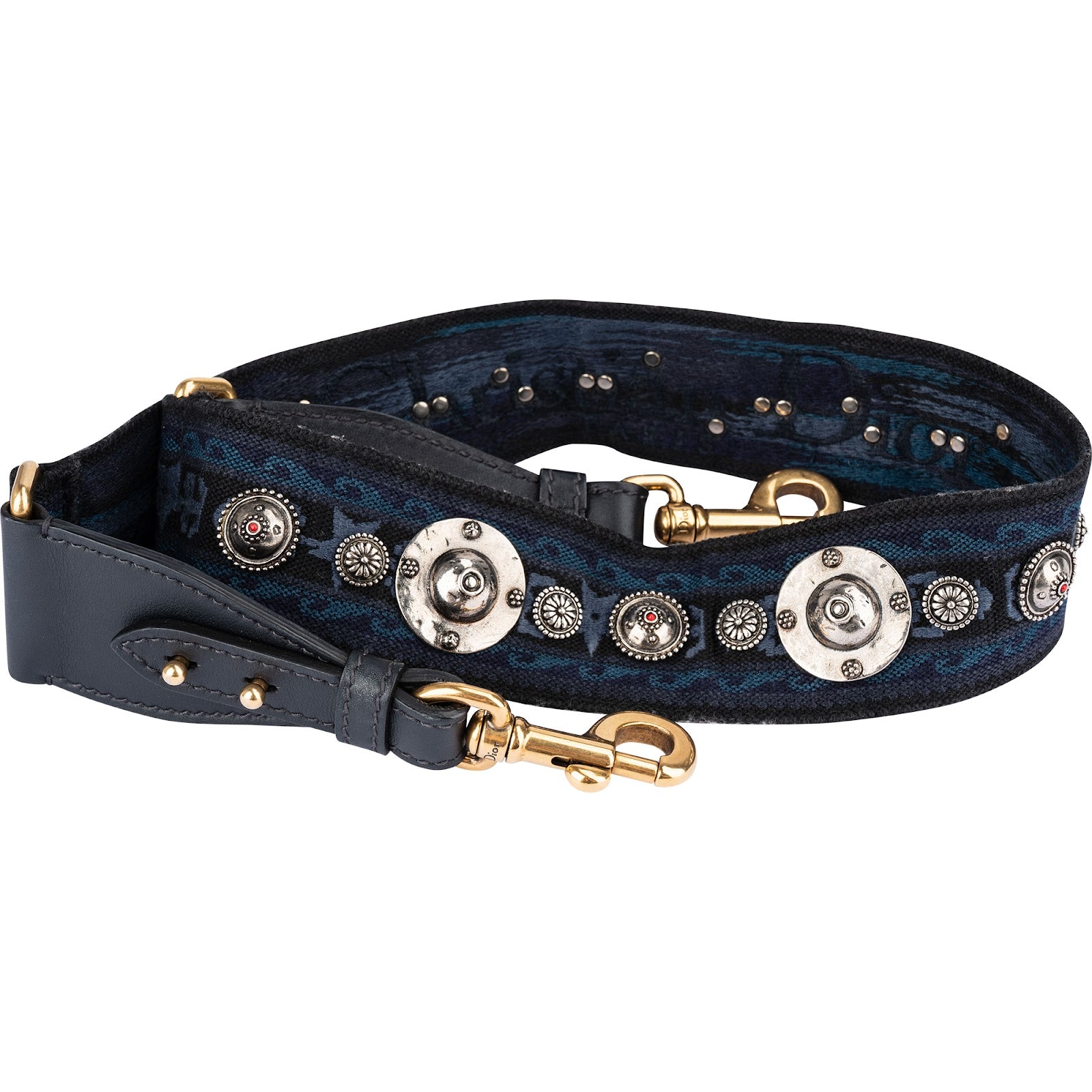 Christian Dior - Cotton Embroidered Monogram Medallions Bag Strap