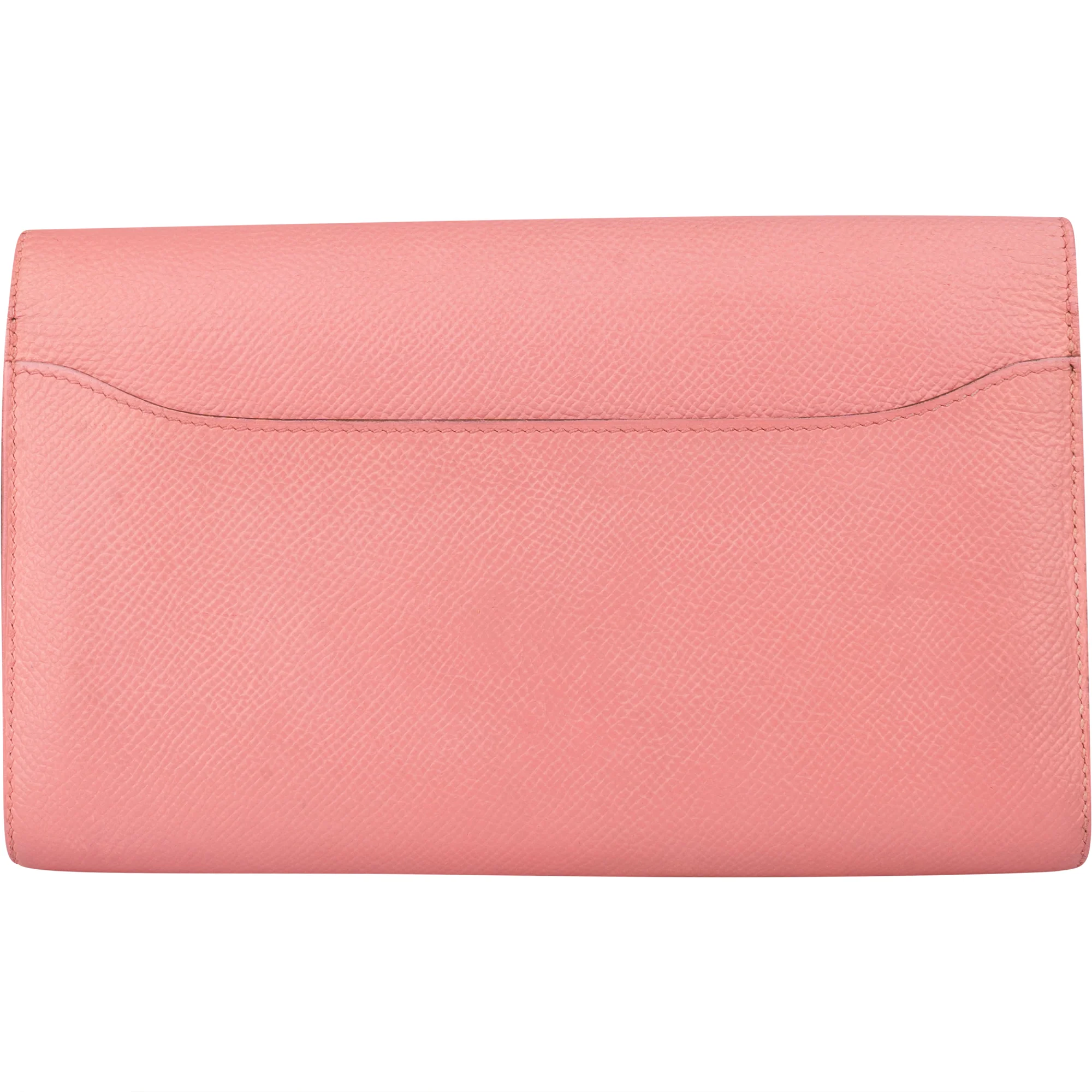 Hermès Pink Epsom Leather Constance Wallet