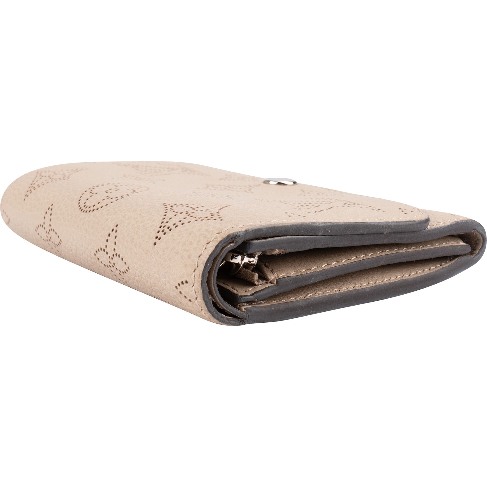 Louis Vuitton - Mahina Leather Iris Compact Geldbörse