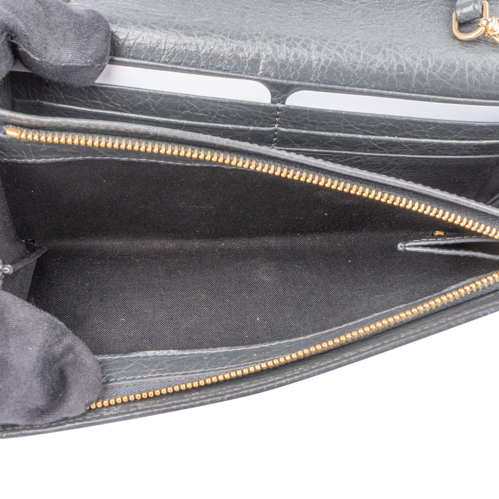 Balenciaga Grey Leather Wallet Handbag