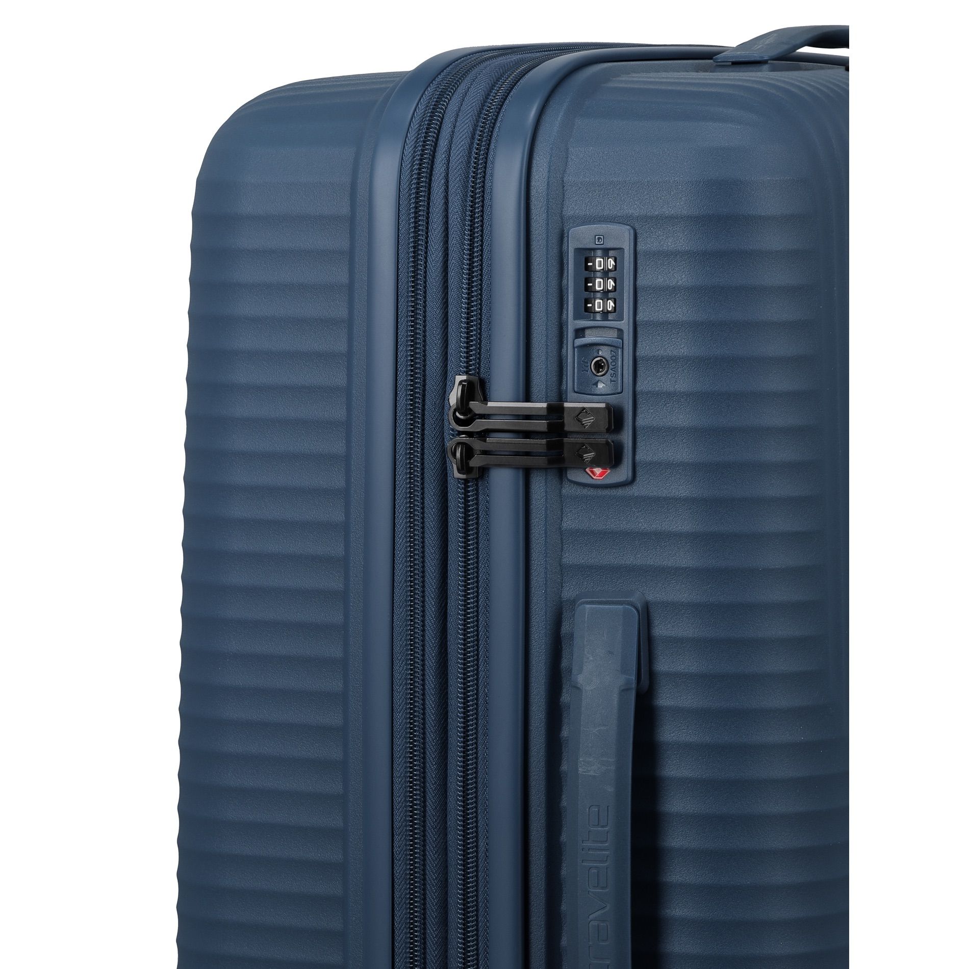 AIR STRIPE Trolley M (66 cm) erweiterbar - Navy