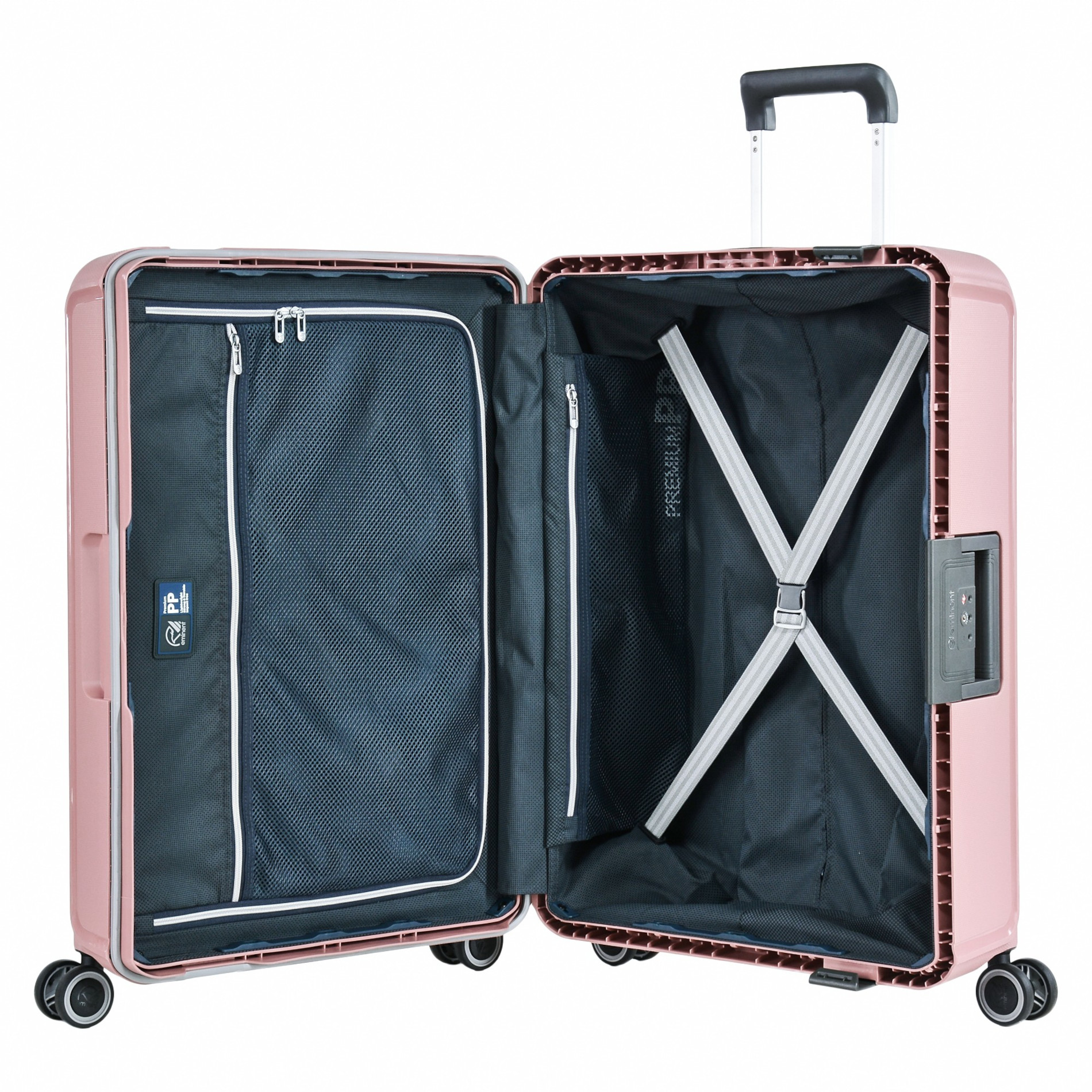 VERTICA Trolley M (68 cm) - rosa