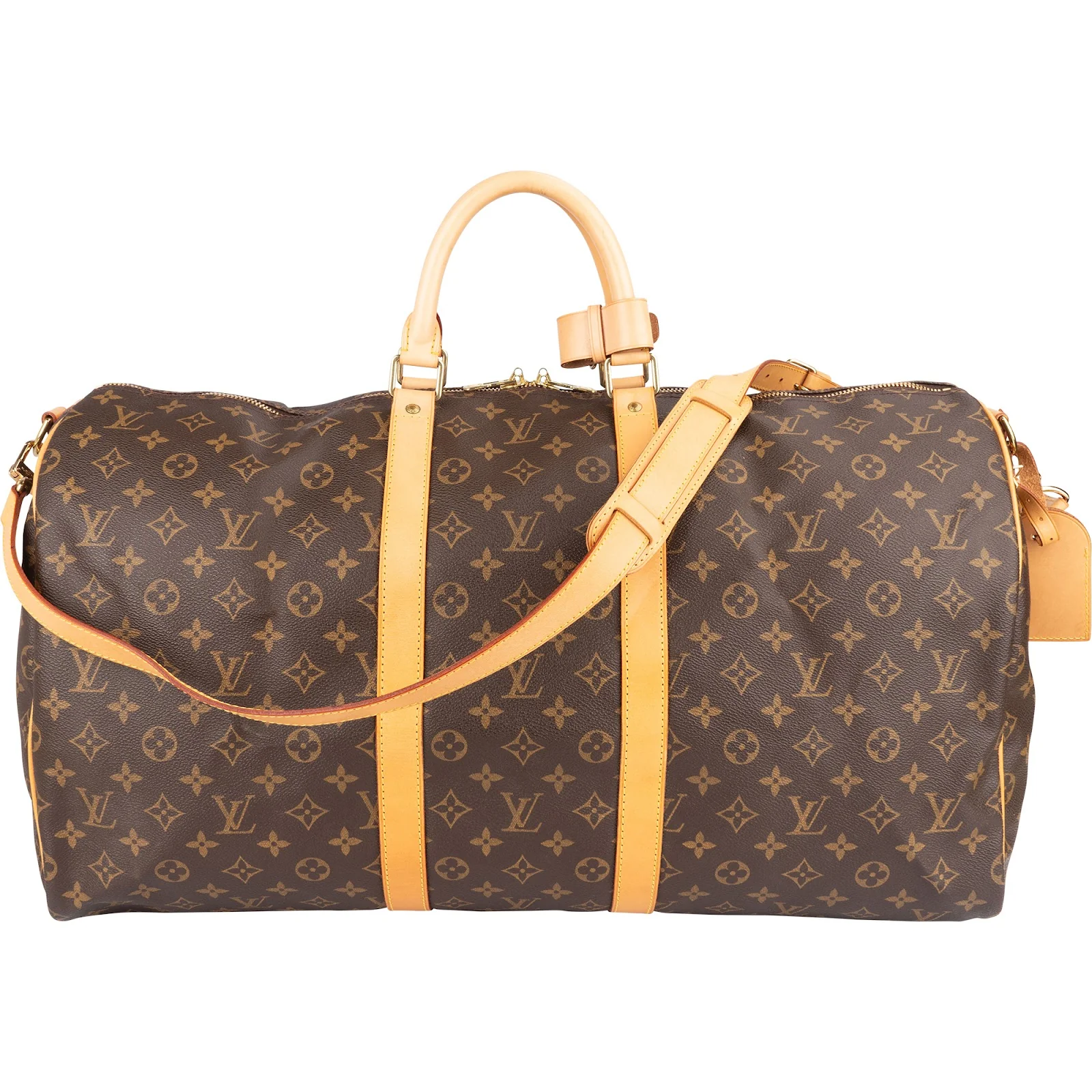 Louis Vuitton Monogram Canvas Keepall 55 Bandoulière Reisetasche