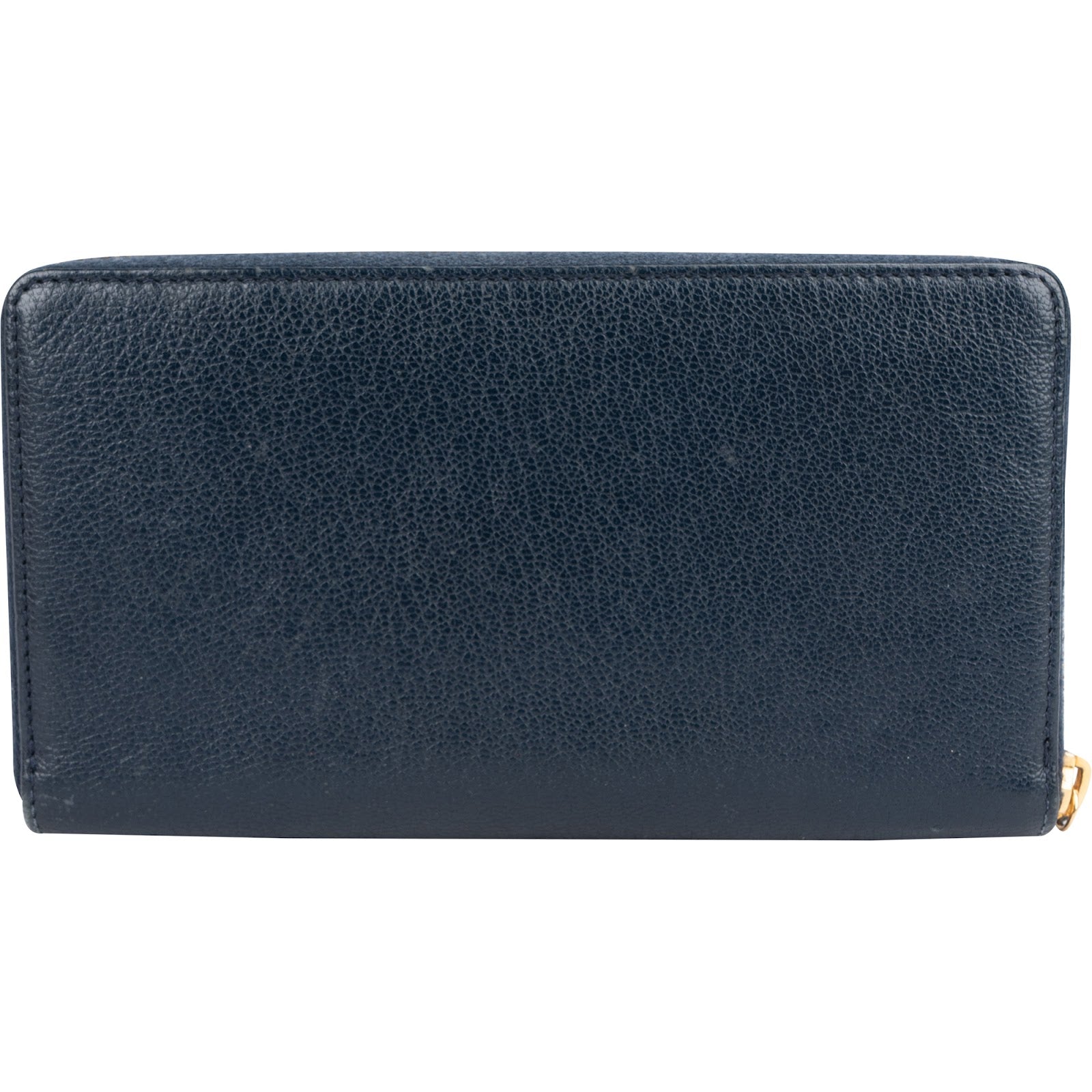 Balenciaga Classic Blue Continental City Zip Around Wallet