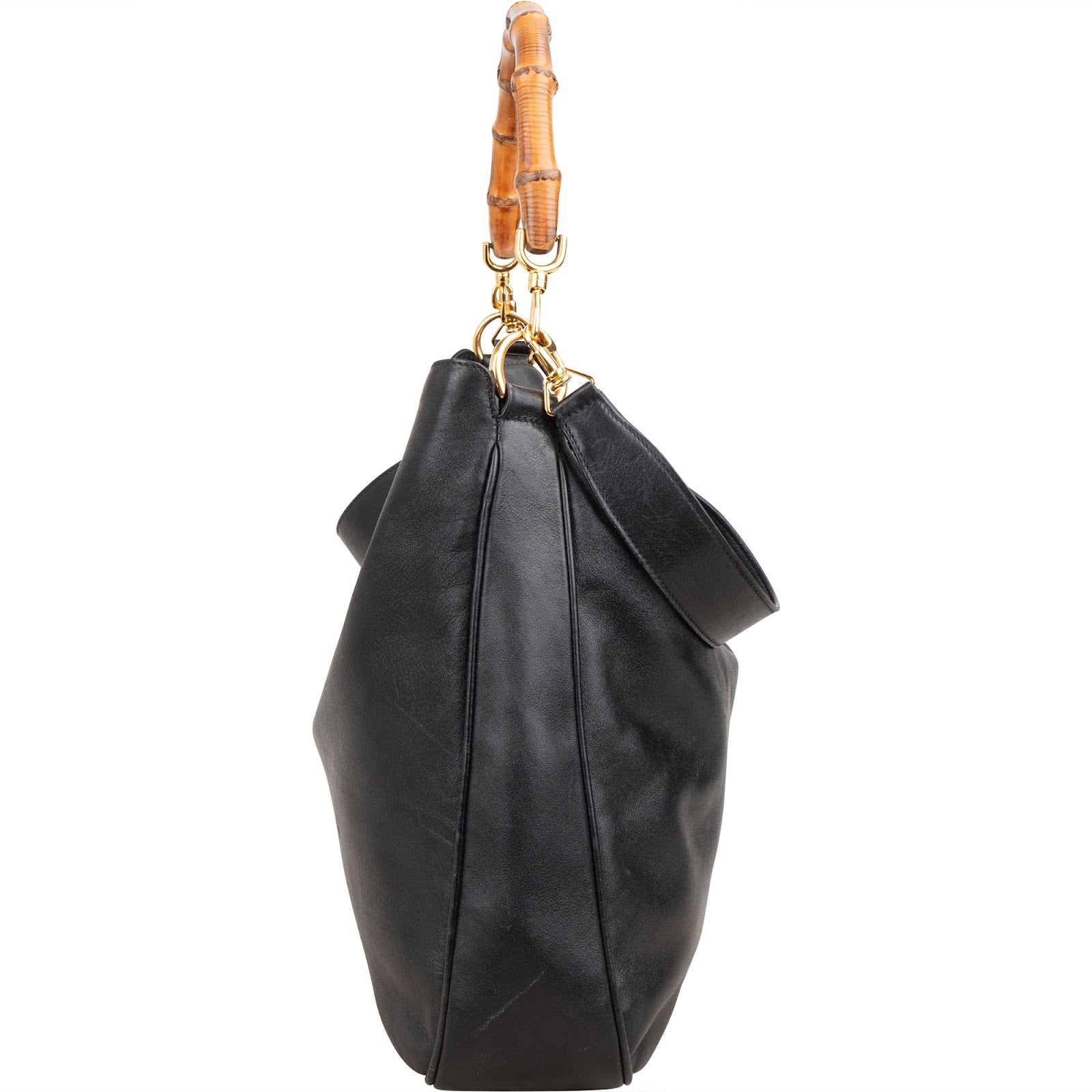 GUCCI - Handtas met bamboehandvat