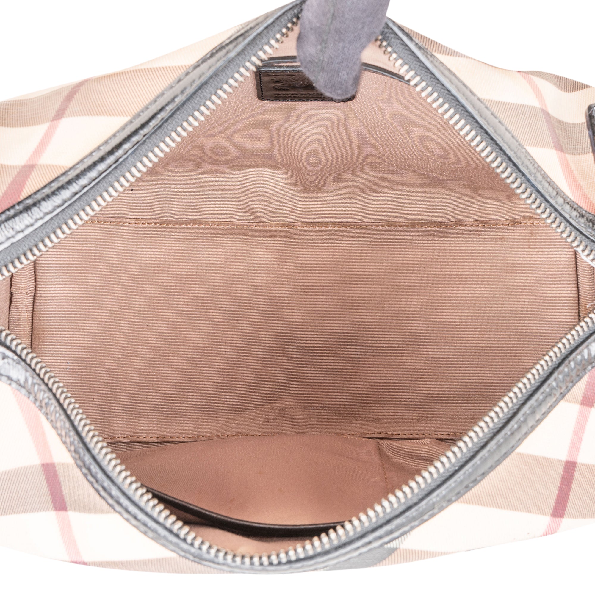 Burberry Nova-Check Monogram Boston Bag