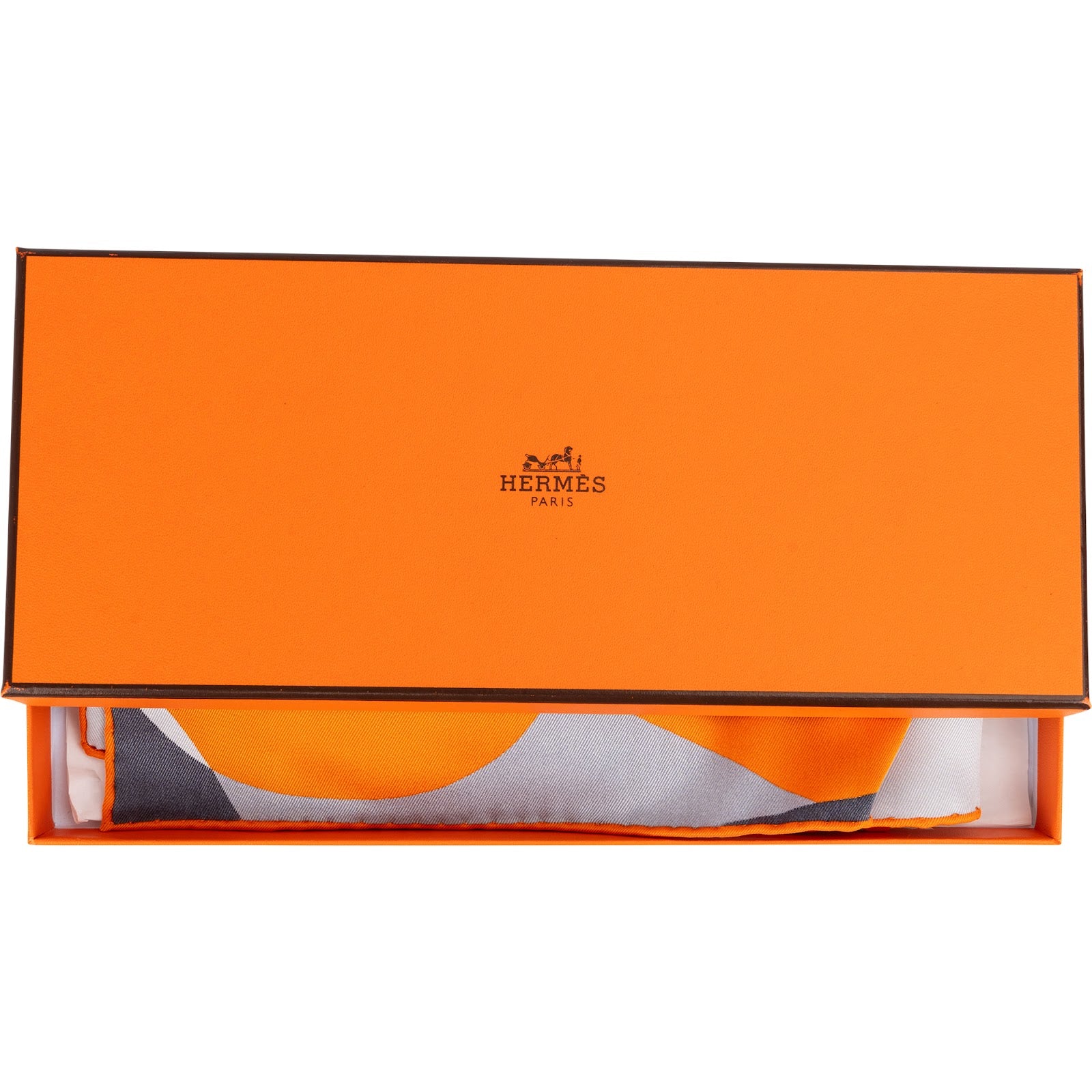 Hermès H en Biais Silk 40 Tuch