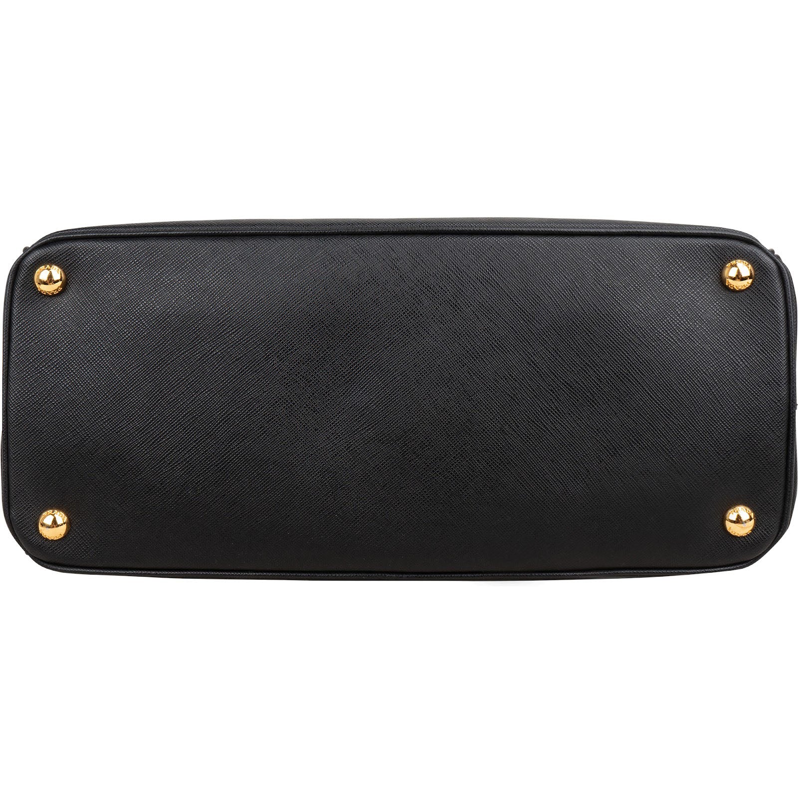 Prada Black Saffiano Leather Galleria Handbag