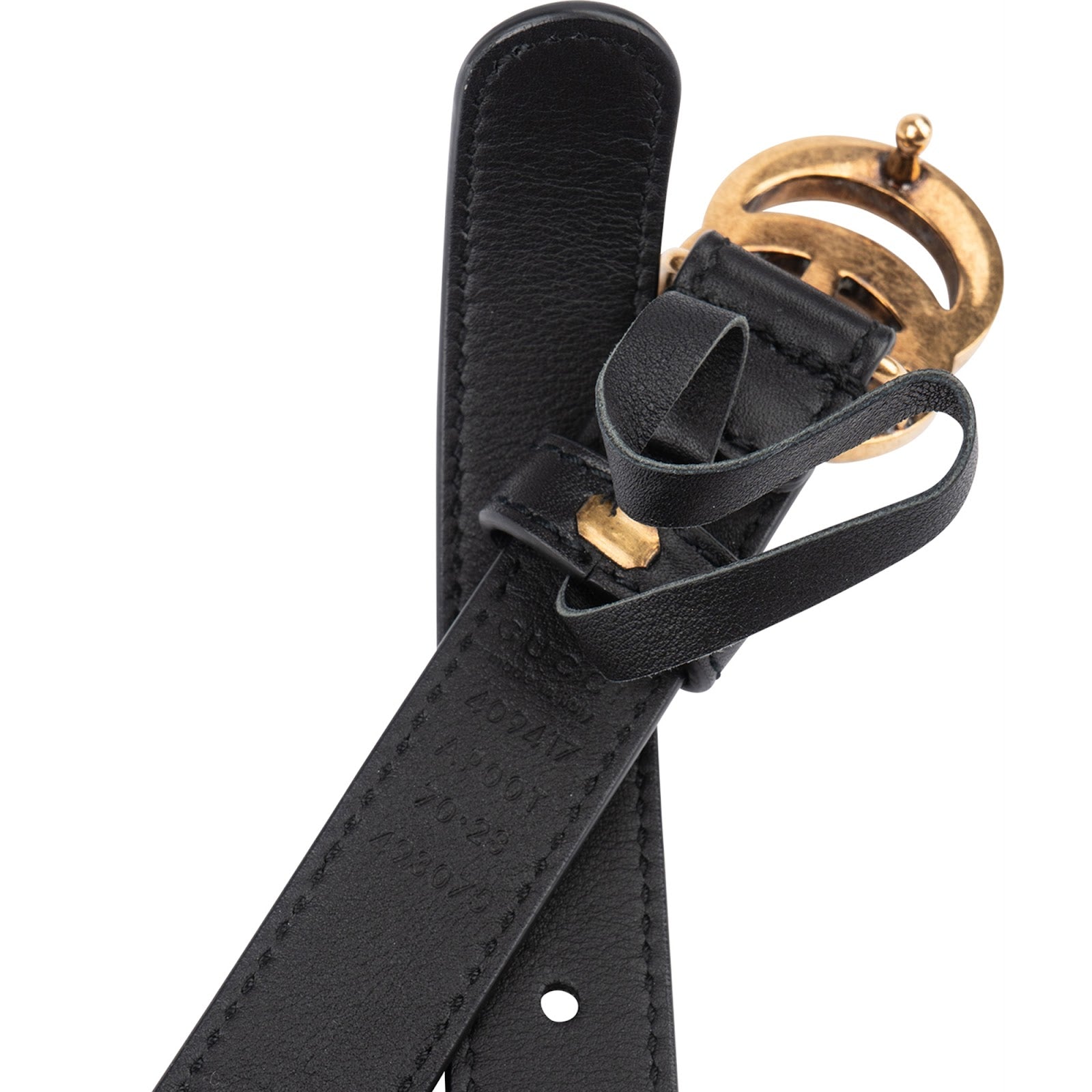 GUCCI - Cintura GG Slim Marmont (70/28)