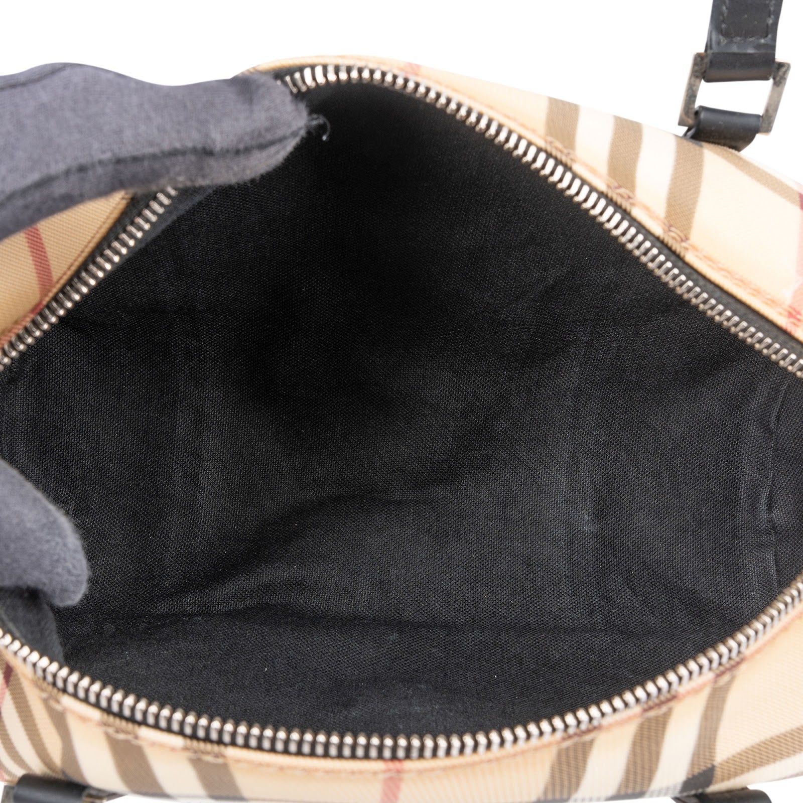 Burberry - Nova Check Barrel Handtasche