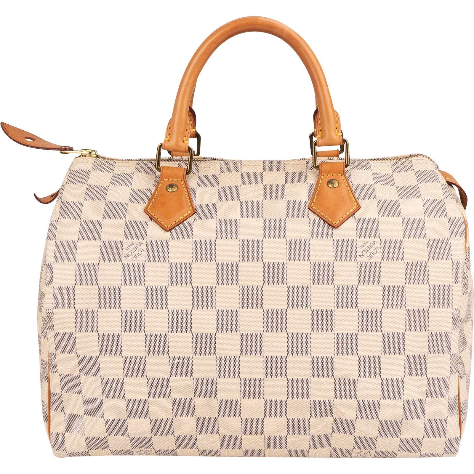 Louis Vuitton Monogram Damier Azur Speedy 30 Handbag