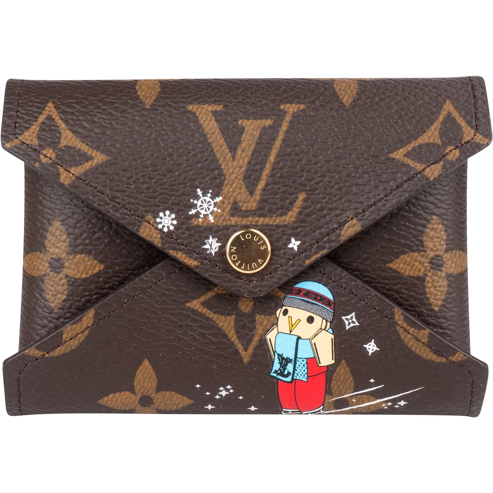 Louis Vuitton Monogram Canvas Limited Xmas Small Pochette Kirigami Etui