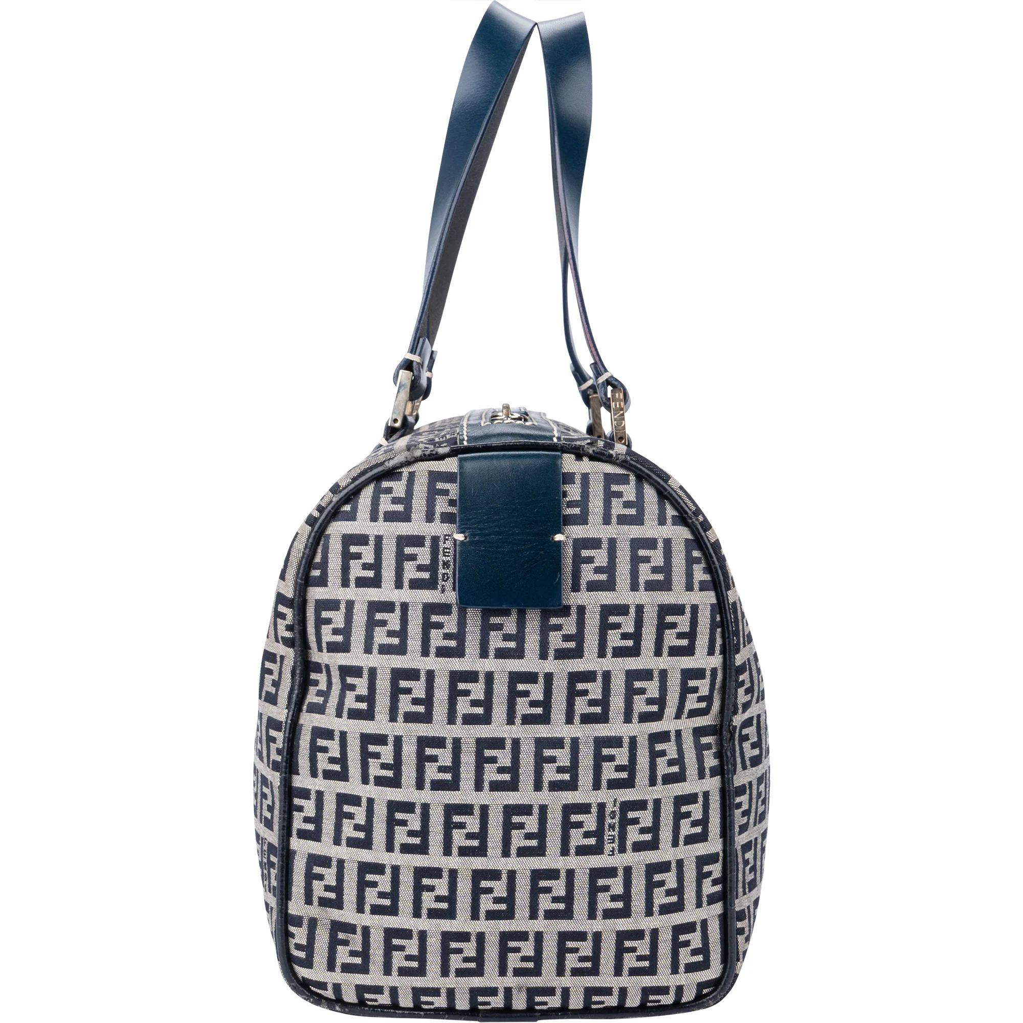 Fendi FF Monogram Boston Handbag