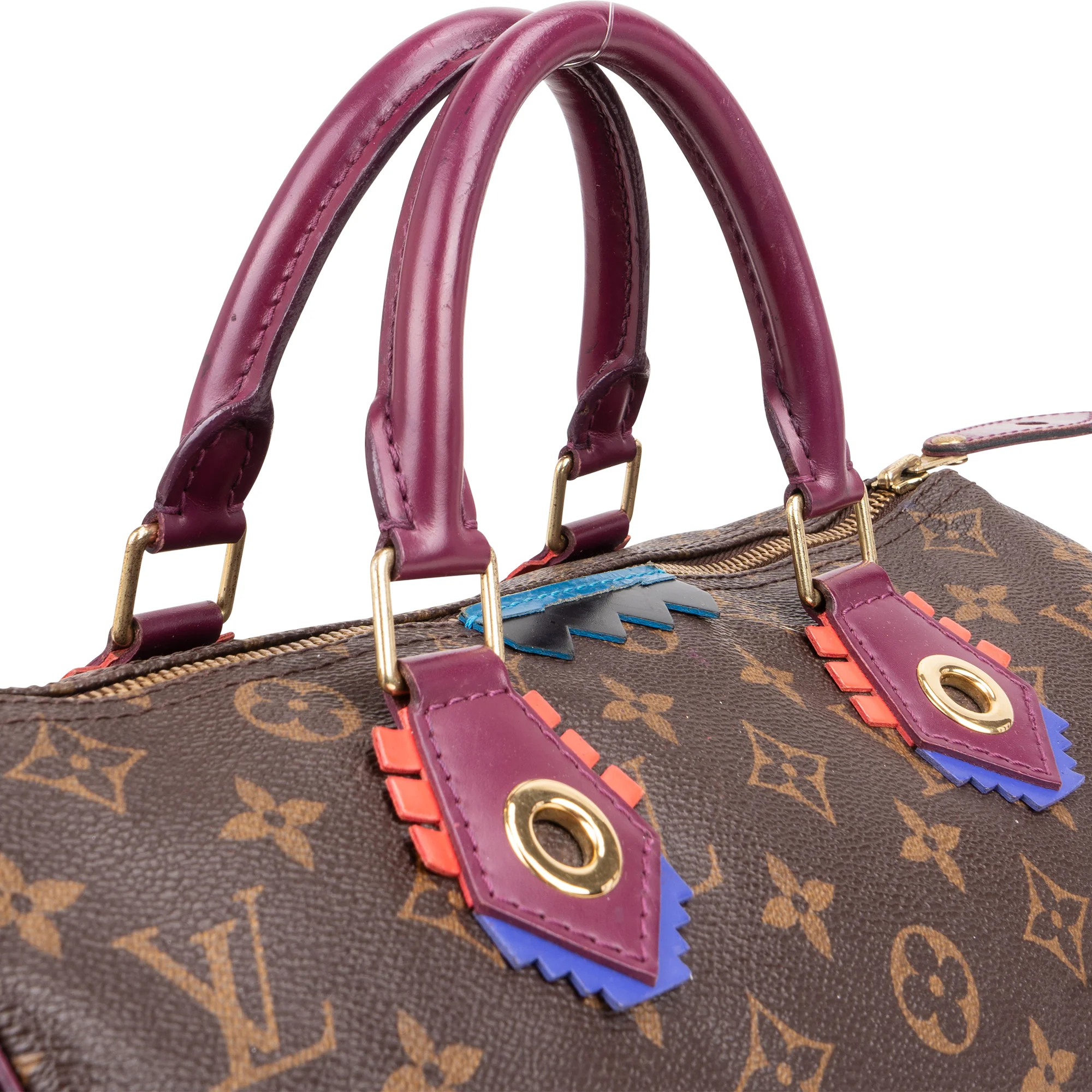 Louis Vuitton Monogram Canvas Speedy 30 Totem Boston Bag