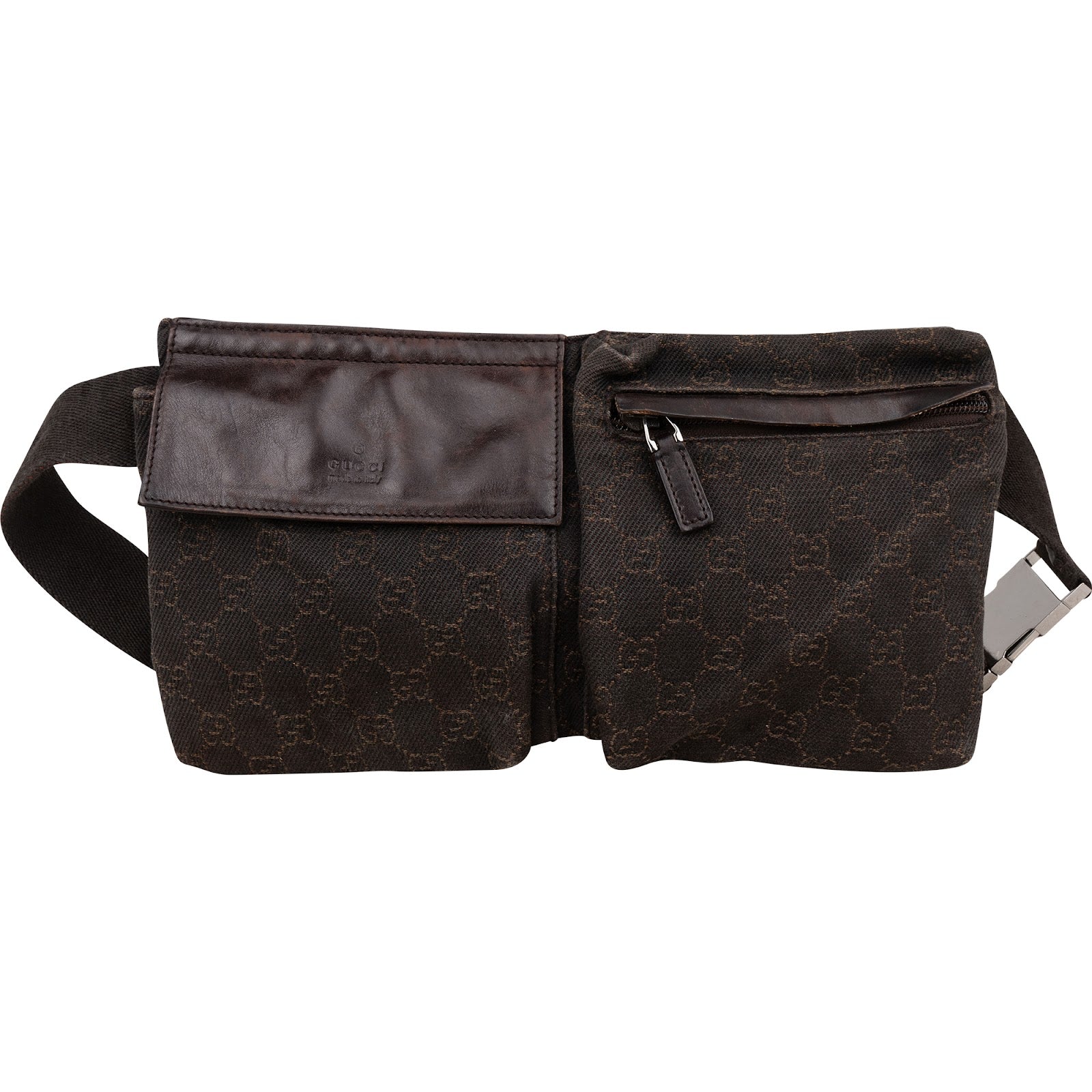 Gucci Monogram GG Belt Crossbody Bag