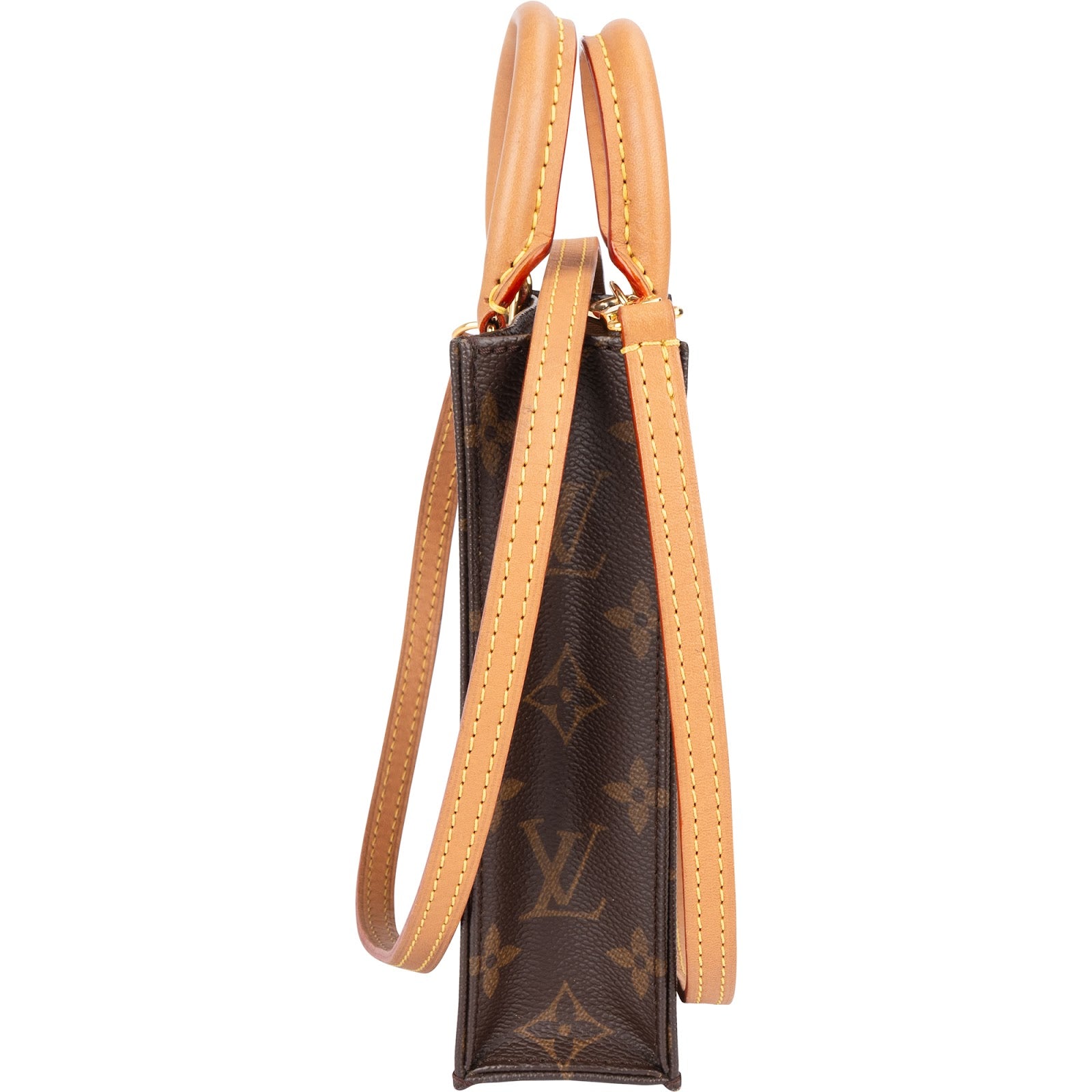 Louis Vuitton Monogram Canvas Petit Sac Plat Handbag