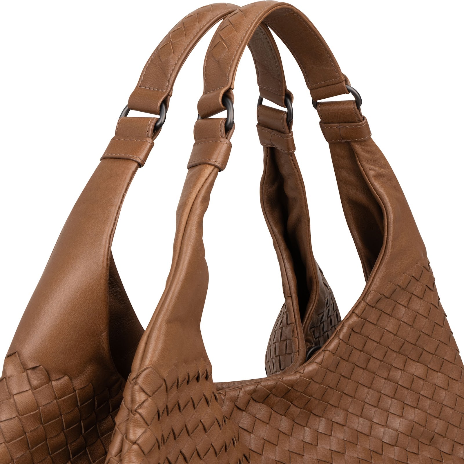Bottega Veneta Intrecciato Leather Campana Hobo Shoulder Bag