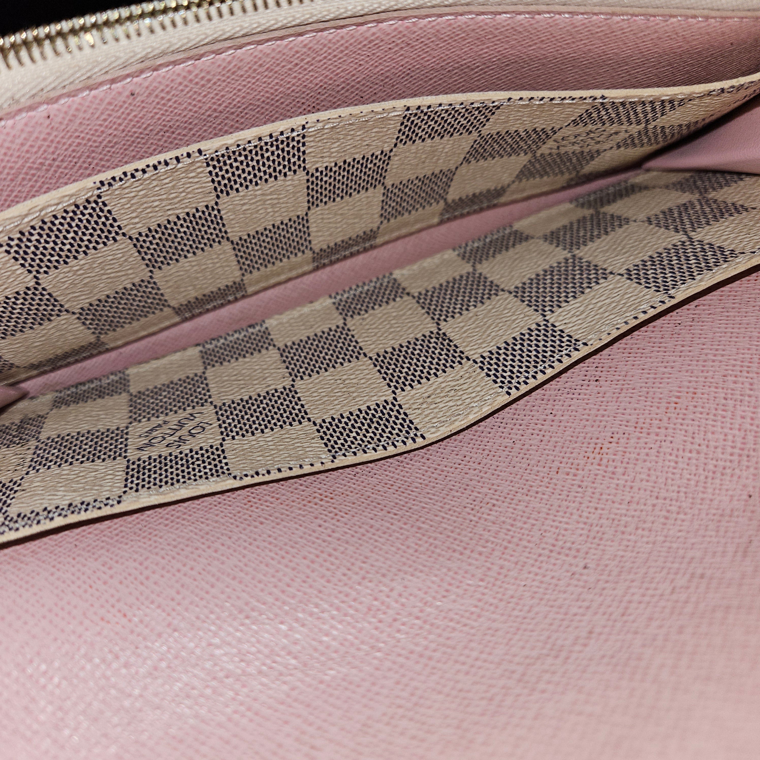Louis Vuitton Monogram Damier Azur Emilie Sarah Wallet