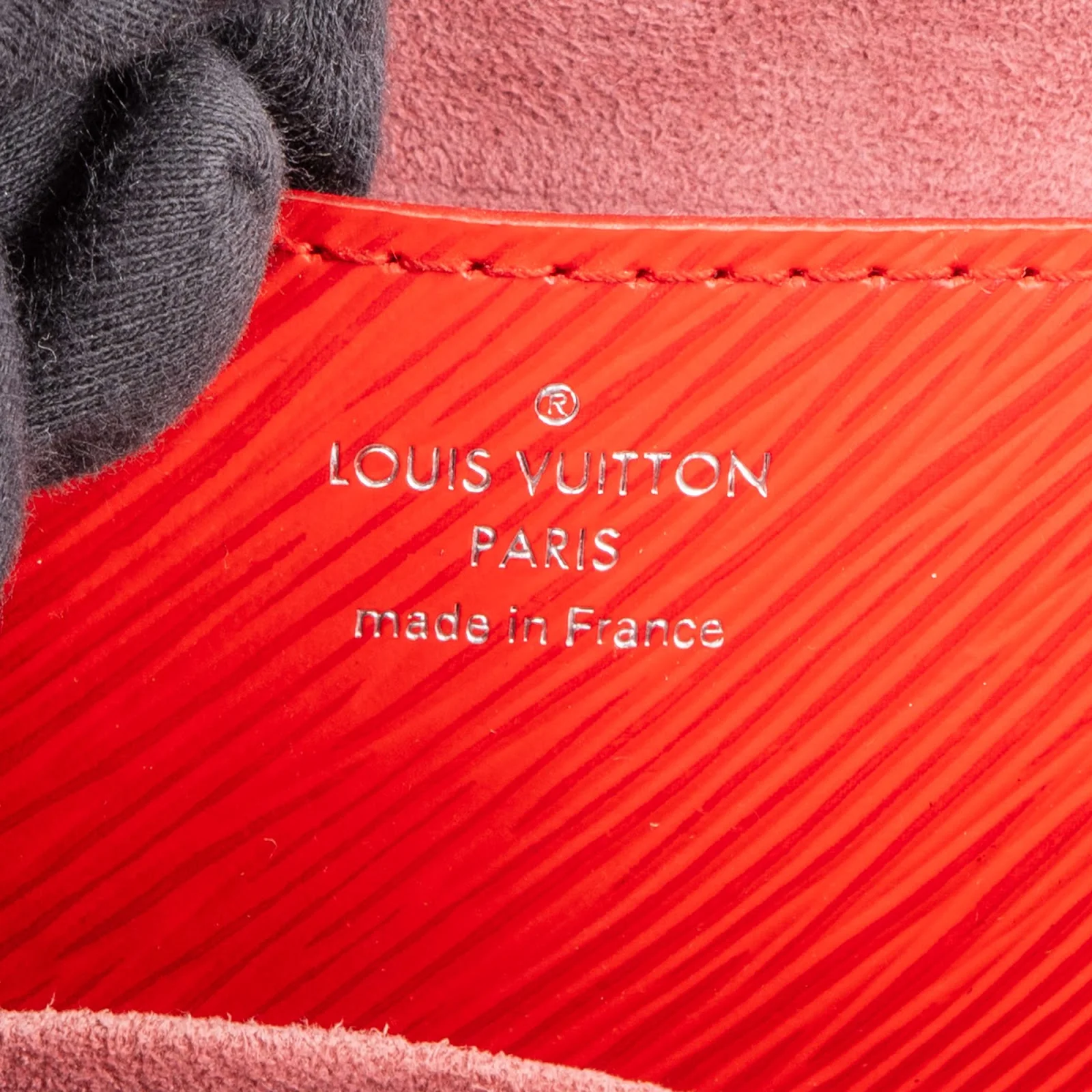 Louis Vuitton Red Epi Leather Twist Crossbody Bag