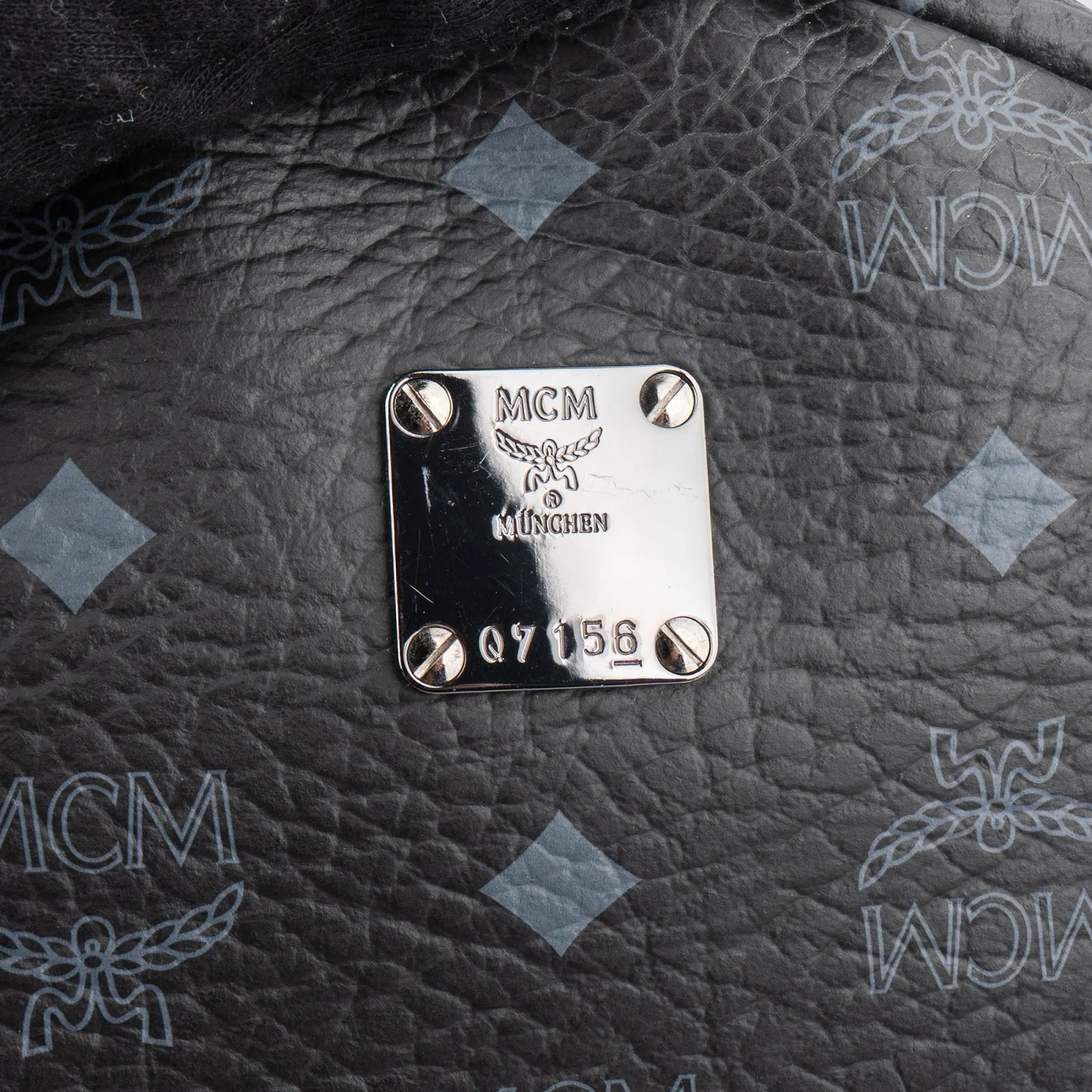MCM Monogram Visetos Stark Side Studs Small Backpack