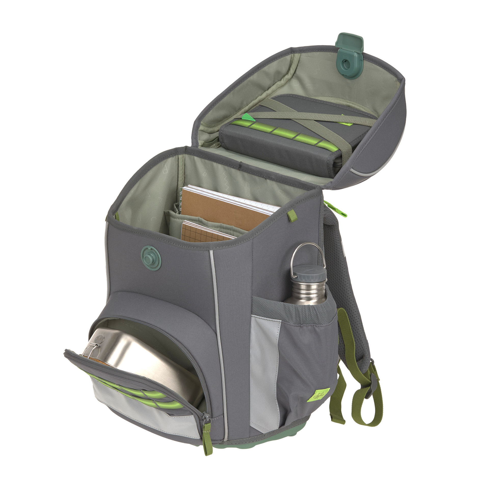 School Set Slim Unique Schulranzenset 6tlg. - anthracite