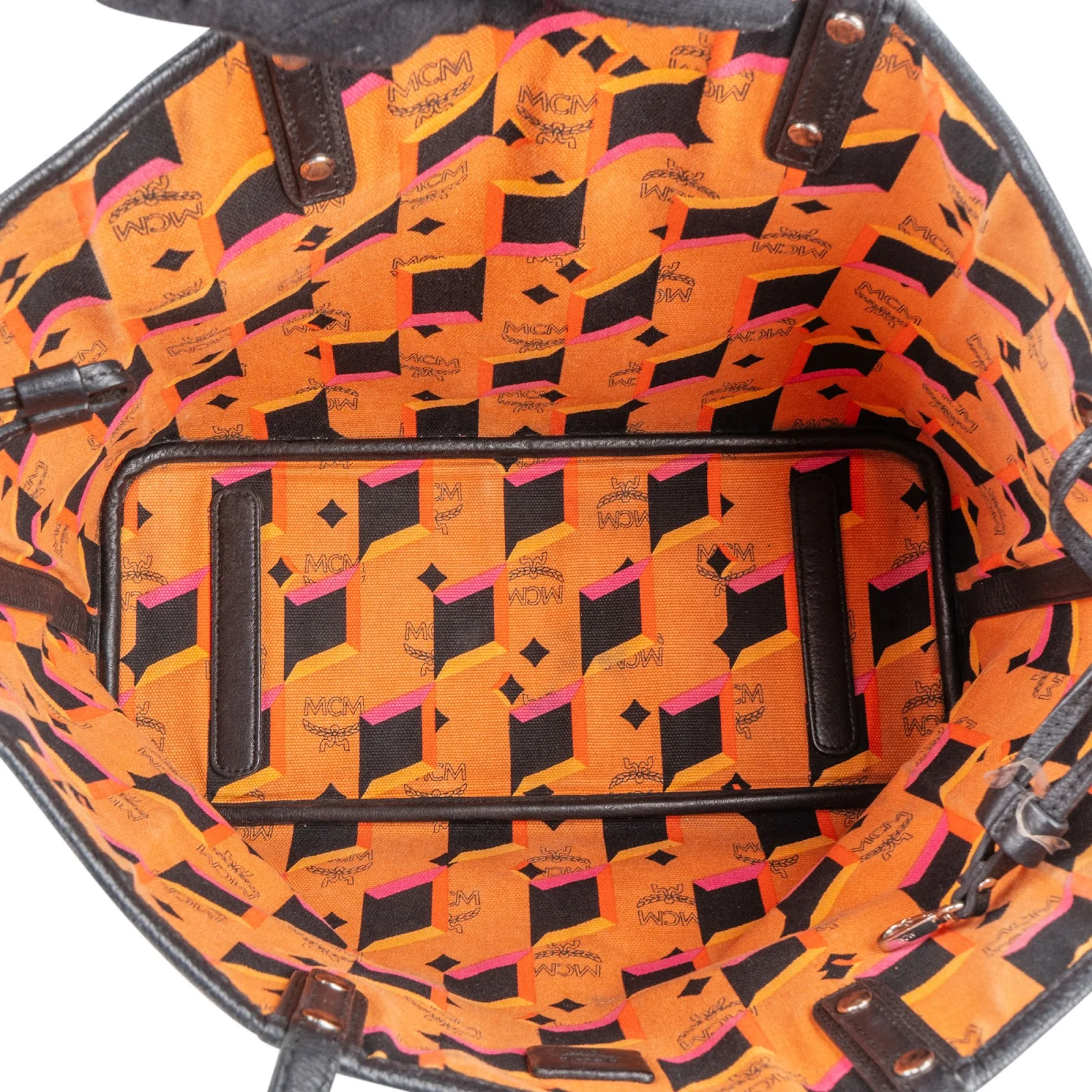 MCM Monogram Visetos Reversible Liz Shopper Shoulder Bag