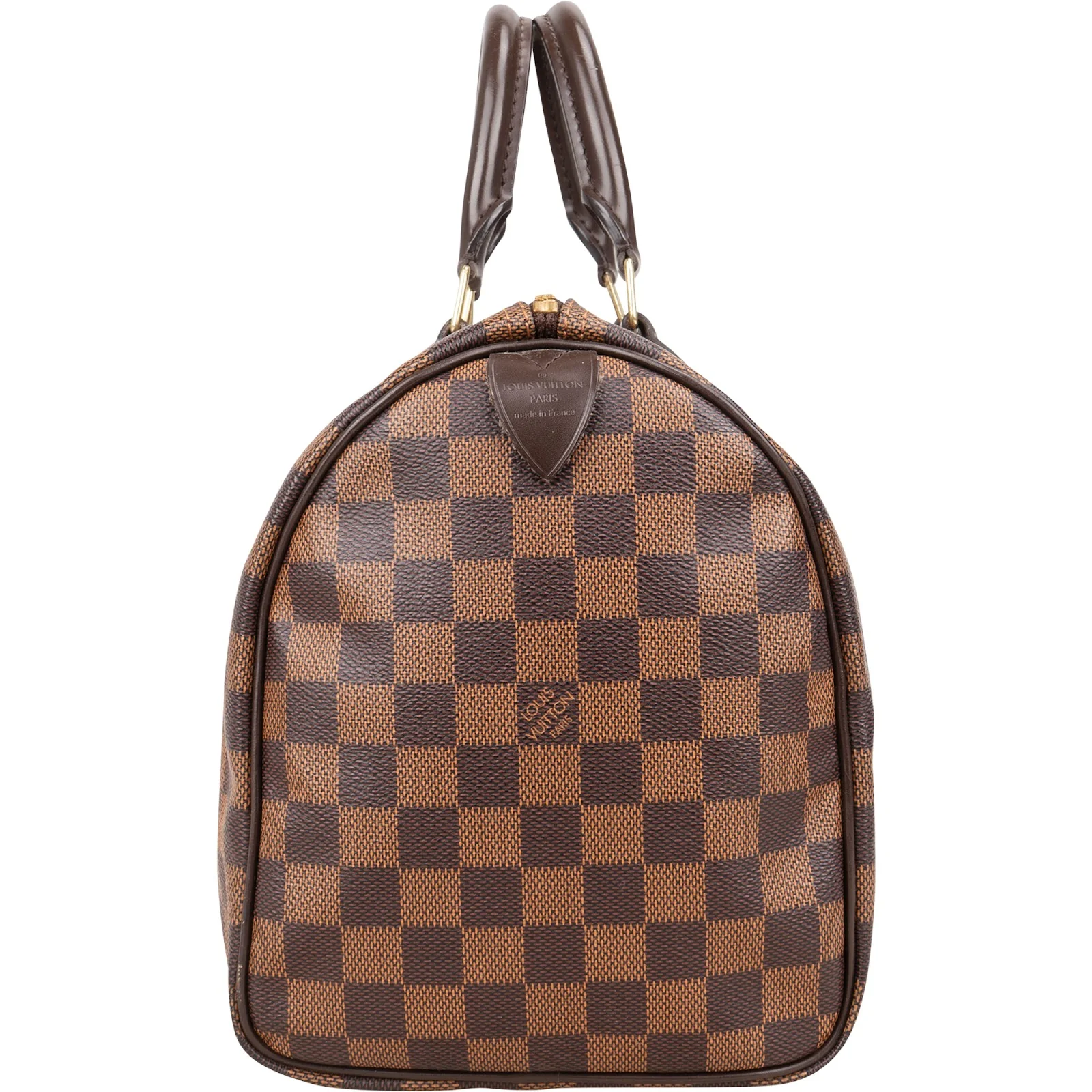 Louis Vuitton Monogram Damier Ebene Speedy 30 Boston Bag
