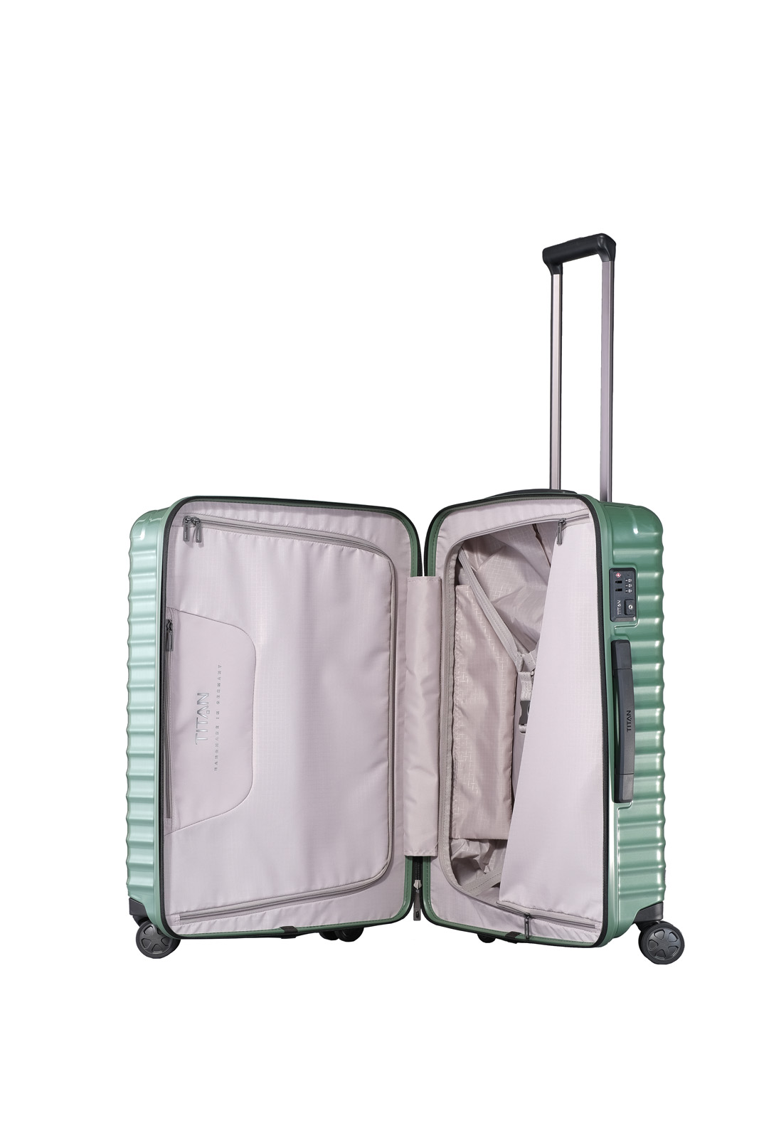 LITRON 4-Rollen-Trolley M - Traubengrün