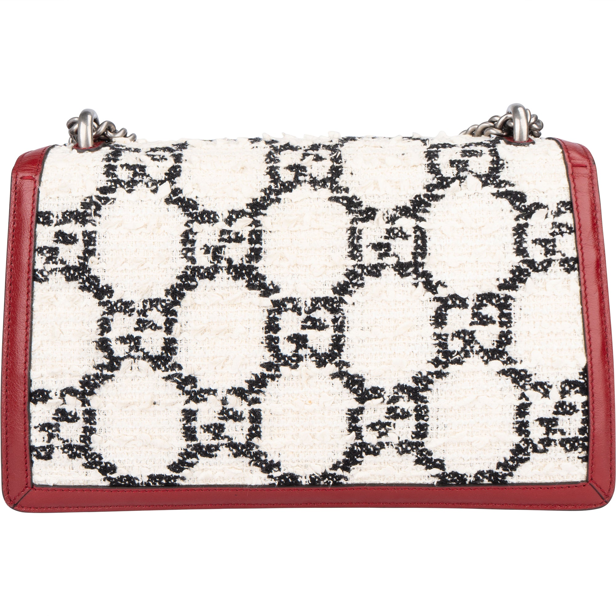 Gucci GG Tweed Monogram Dionysus Shoulder Bag