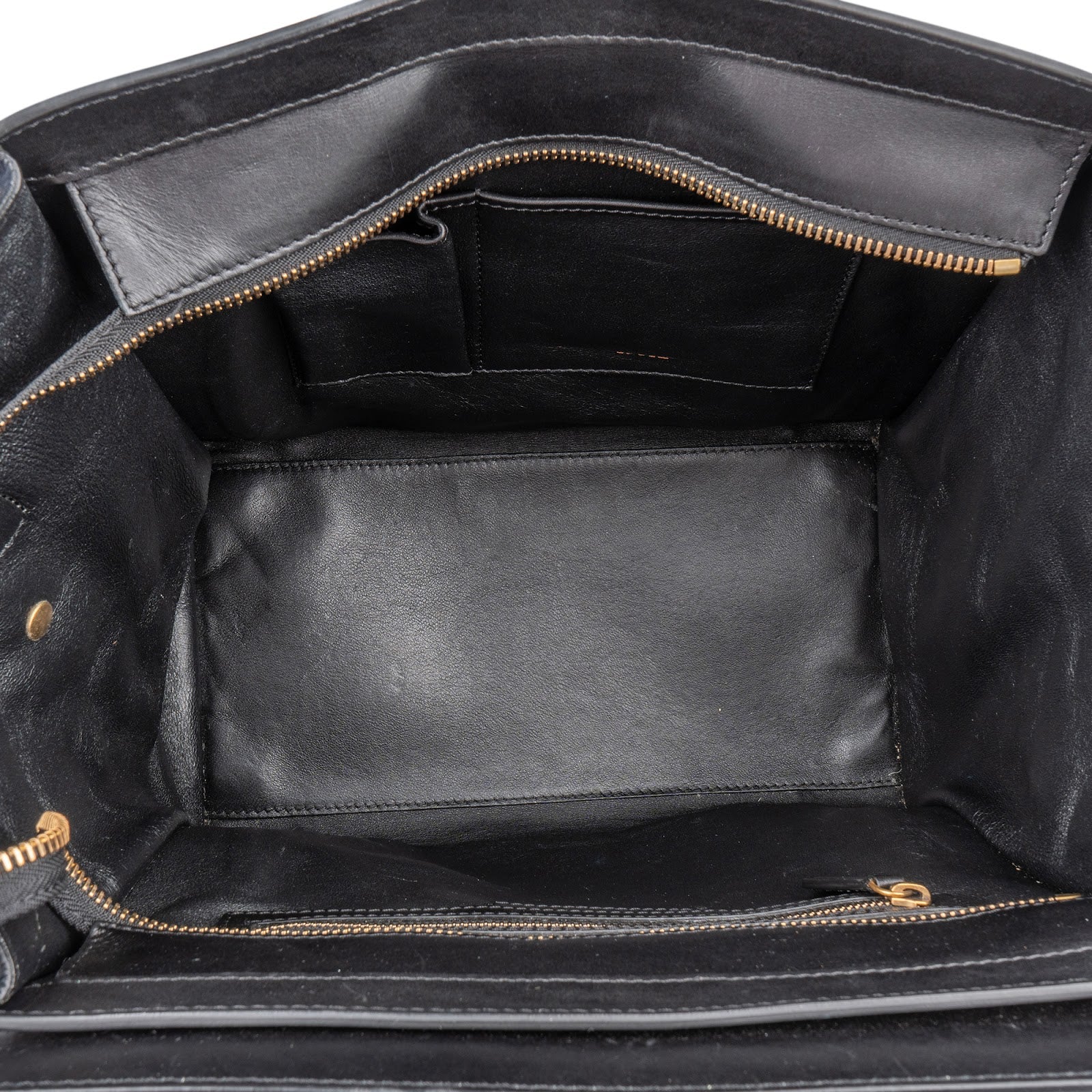 Céline Calf Hair Leather Luggage Handbag