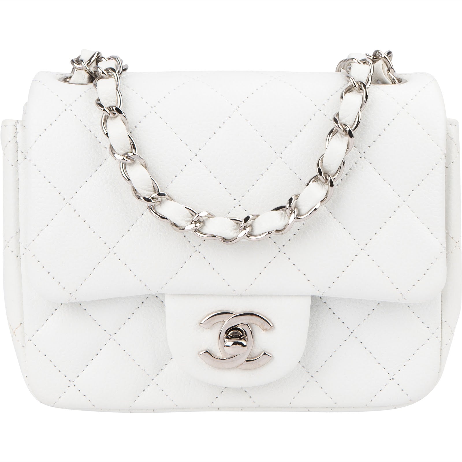 Chanel - Mini Square Single Flap Crossbody Bag