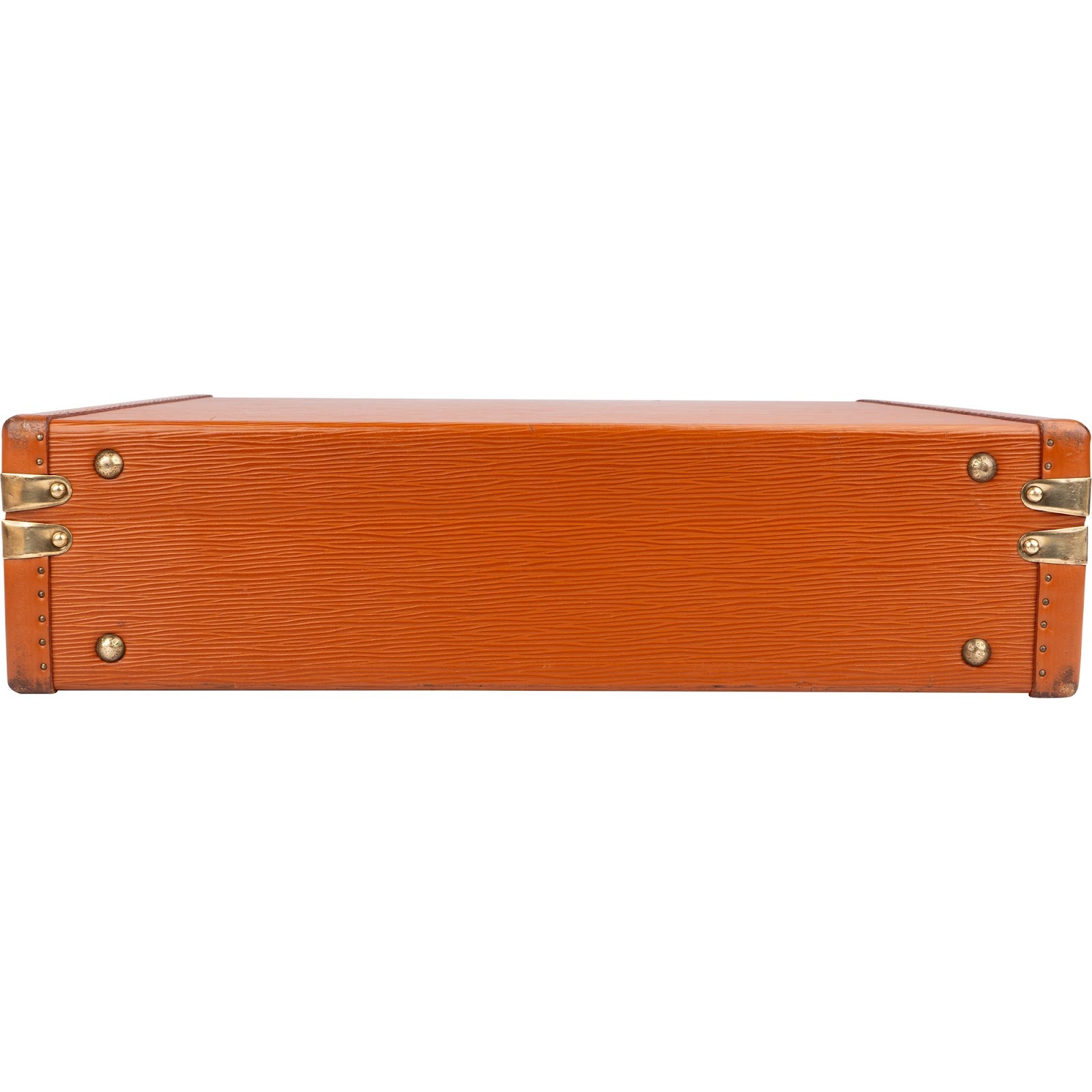 Louis Vuitton Cognac Epi Leather Président Aktenkoffer
