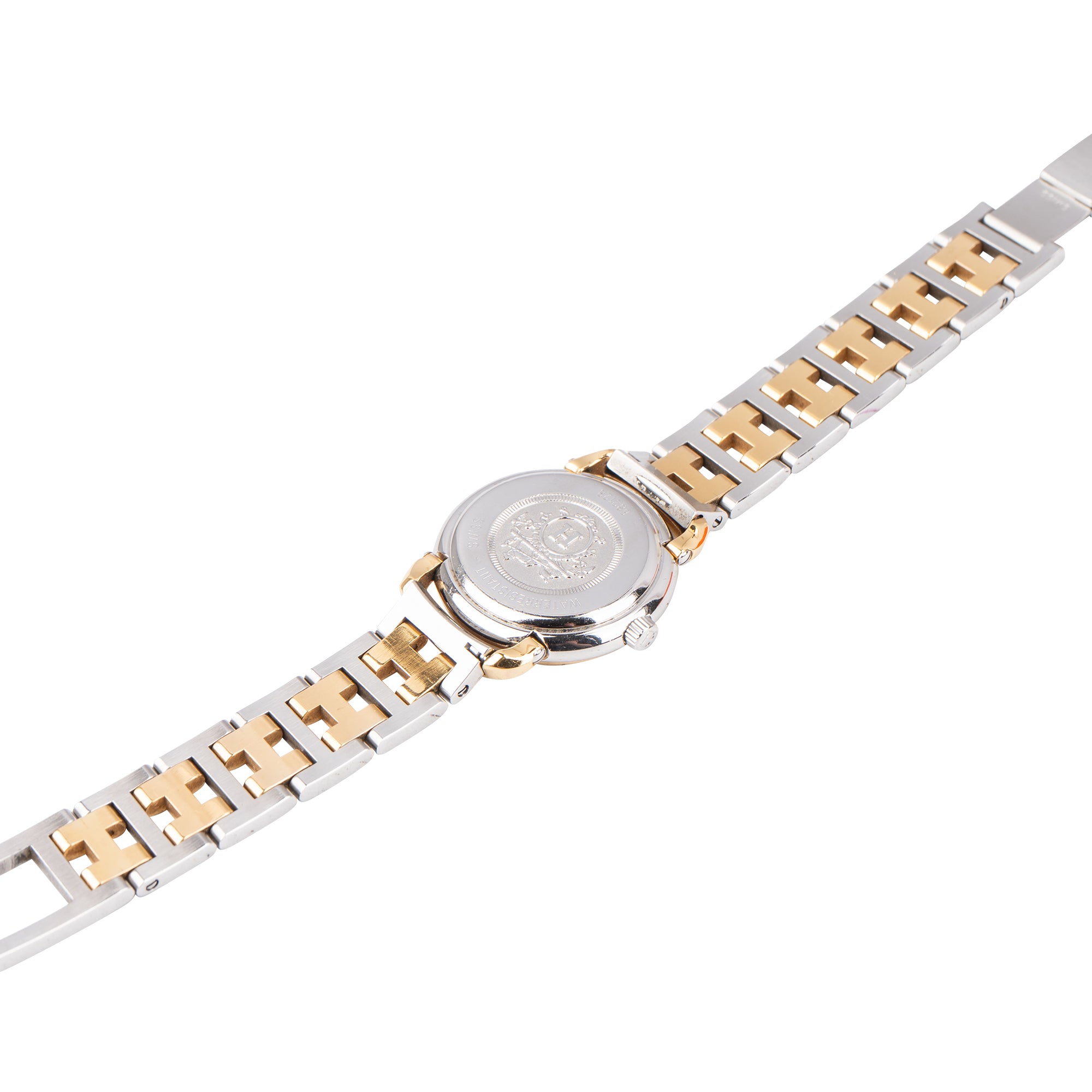 Hermès Bicolor Pullman 682128 Damen Armbanduhr