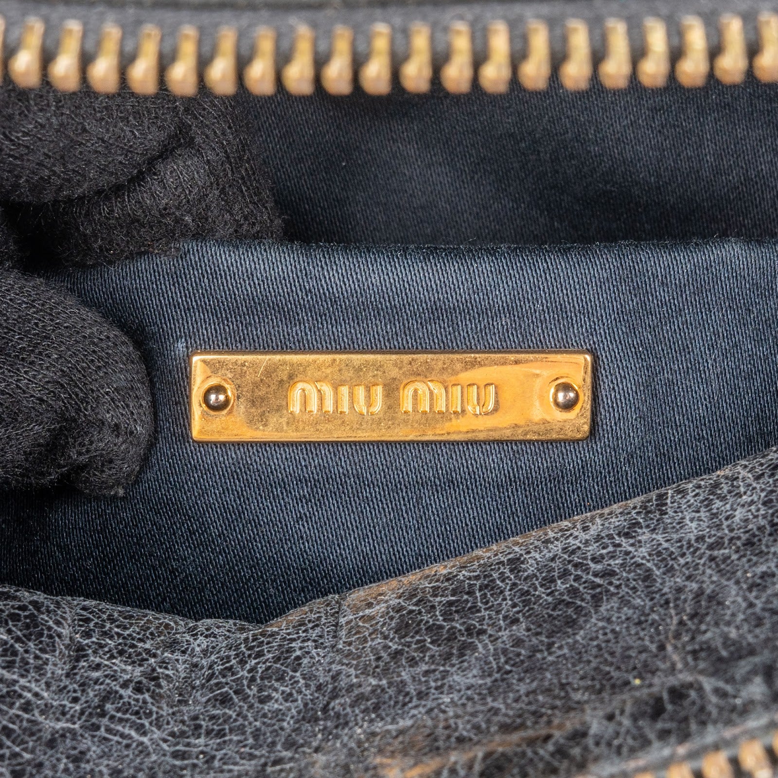 Miu Miu - Vitello Lux Bow Handbag