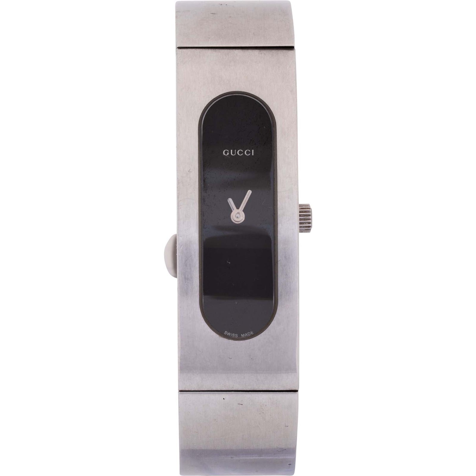 Gucci Silver Tone 2400S Bangle Damenuhr