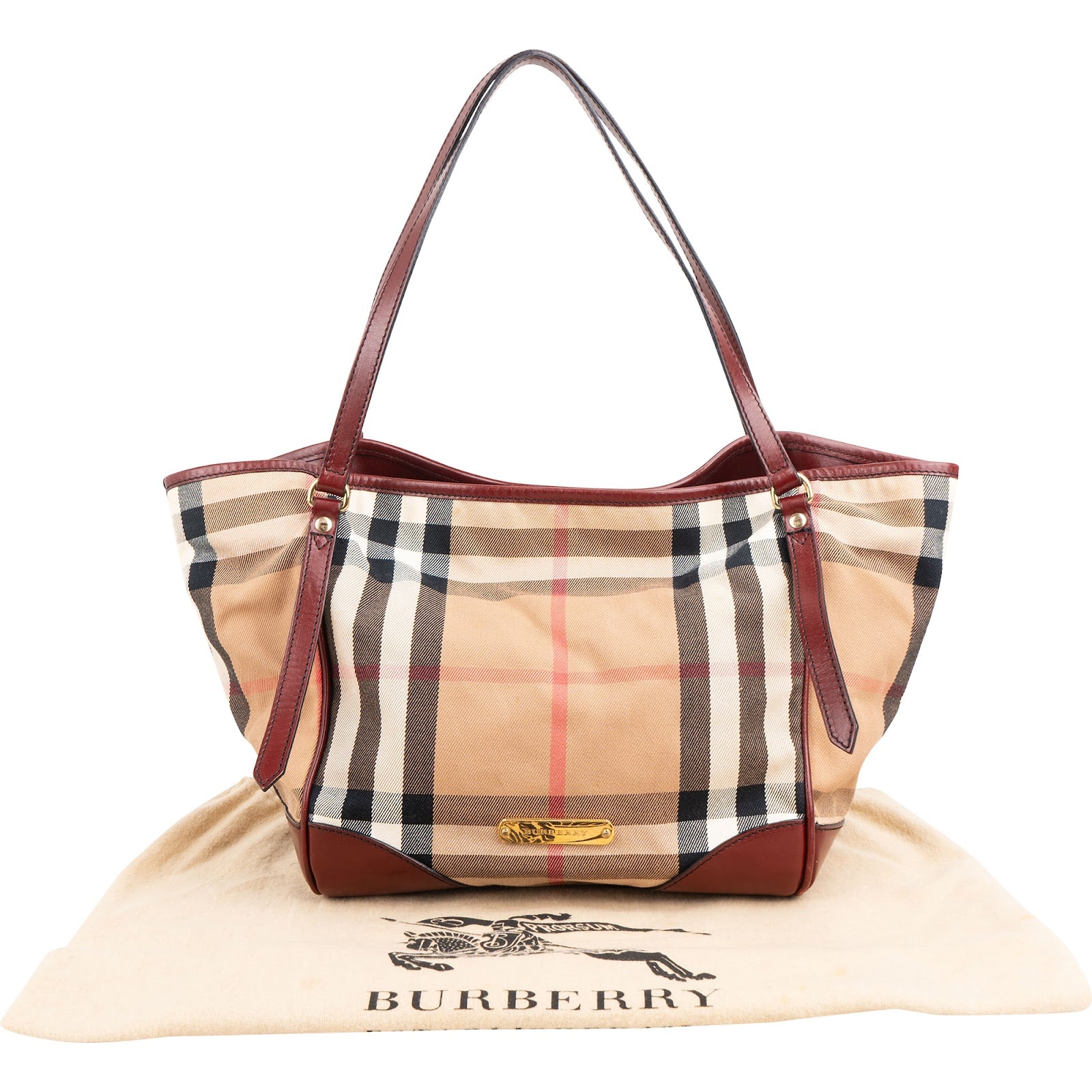 Burberry - Haymarket Check Canterbury Schultertasche