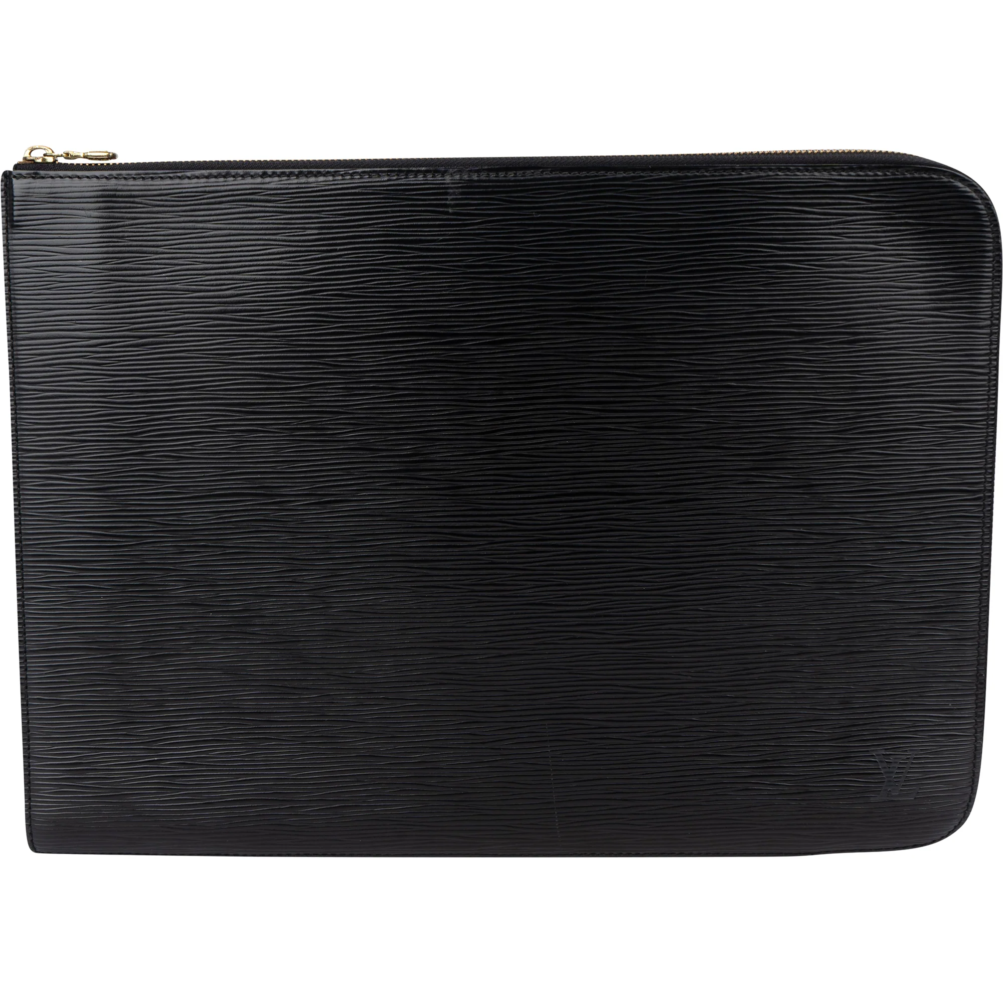 Louis Vuitton Noir Epi Leather Laptophülle