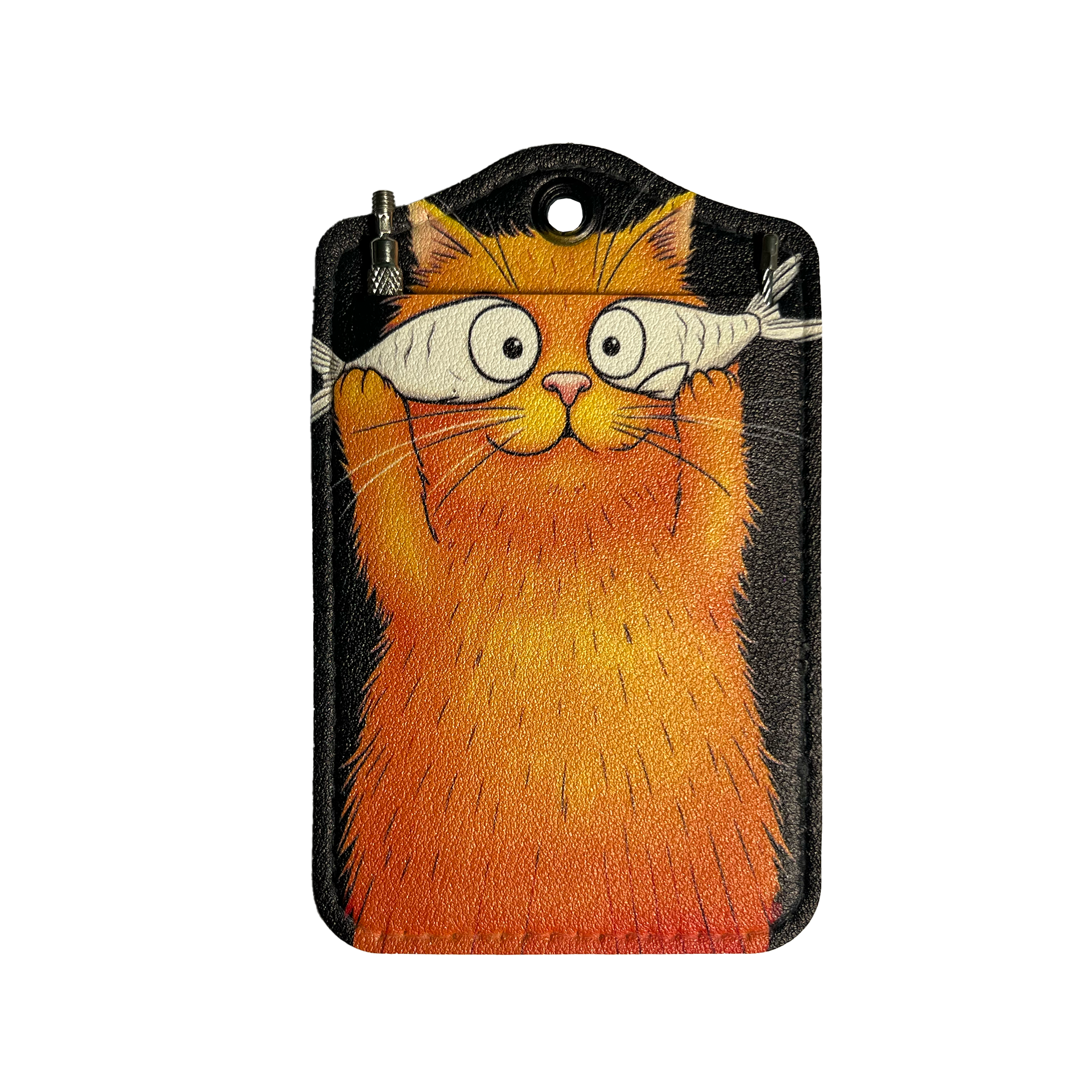 Katze mit Fischaugen