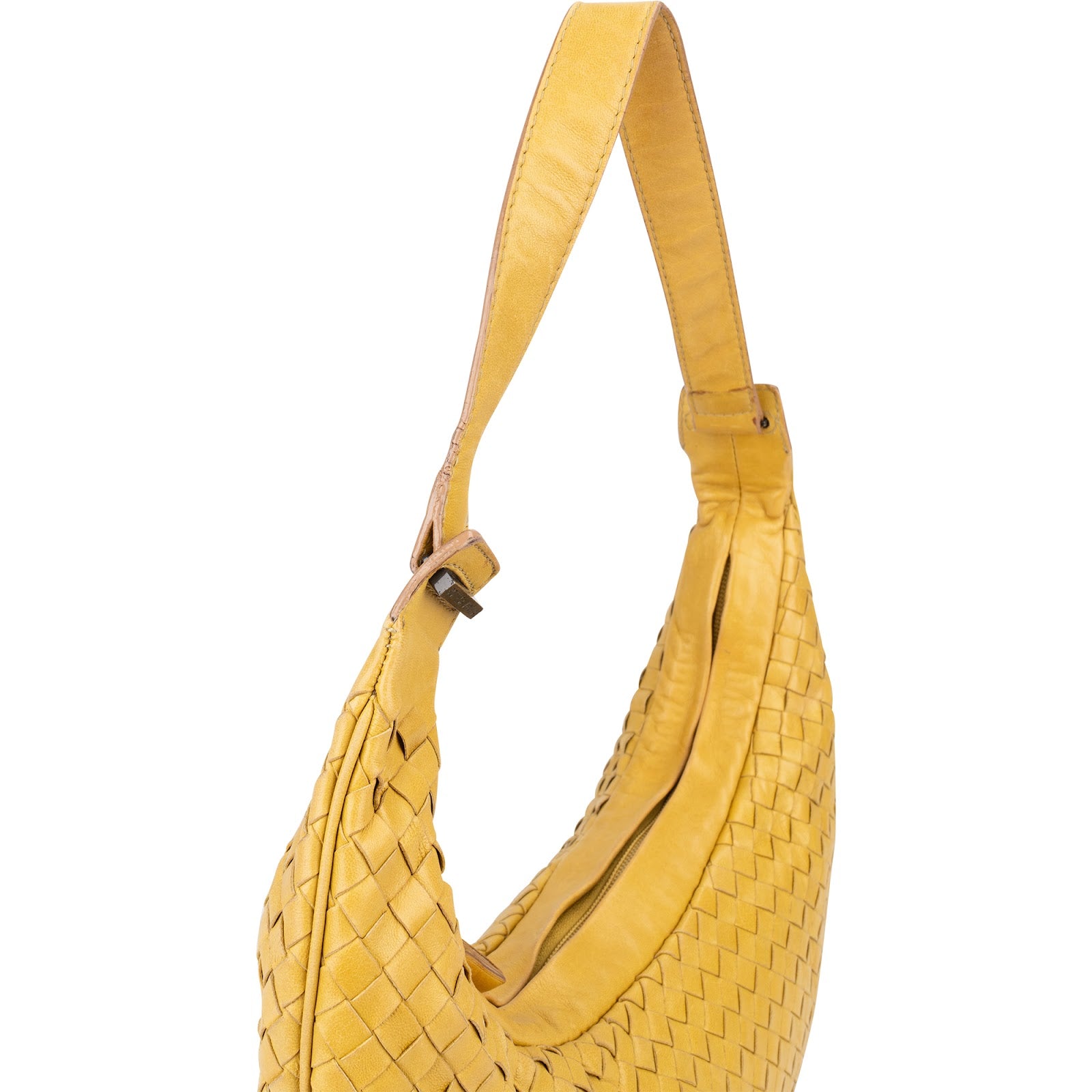 Bottega Veneta Intrecciato Leather Crescent Hobo Shoulder Bag