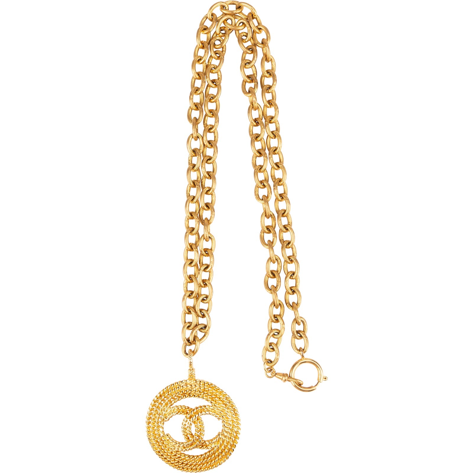 Chanel - CC Rope Medallion Necklace