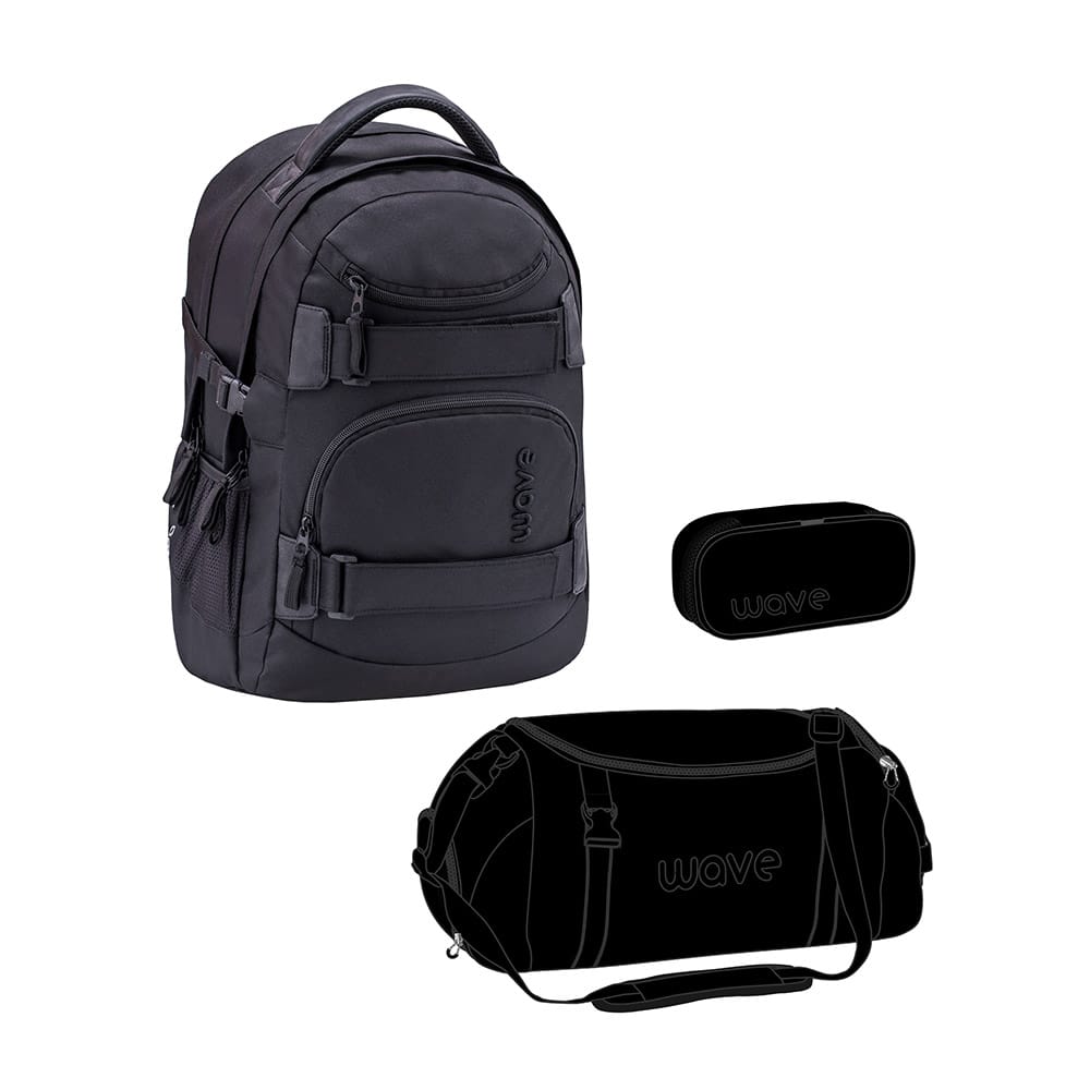 Infinity Rucksack Set 3-teilig - Posh Black