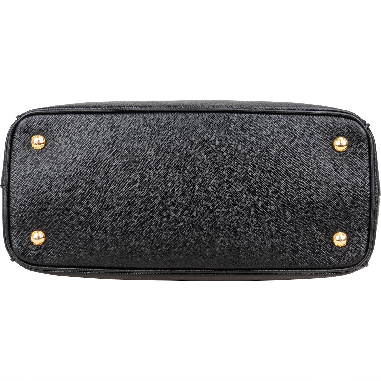 Prada Black Saffiano Leather Galleria Handbag