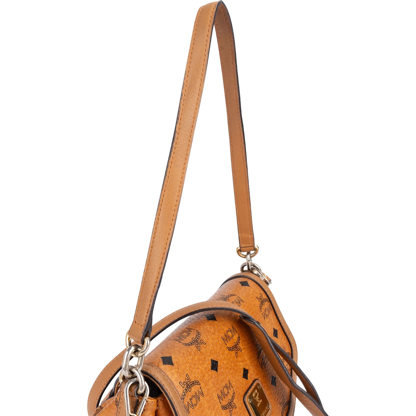 Sac à bandoulière MCM Monogram Visetos Saddle