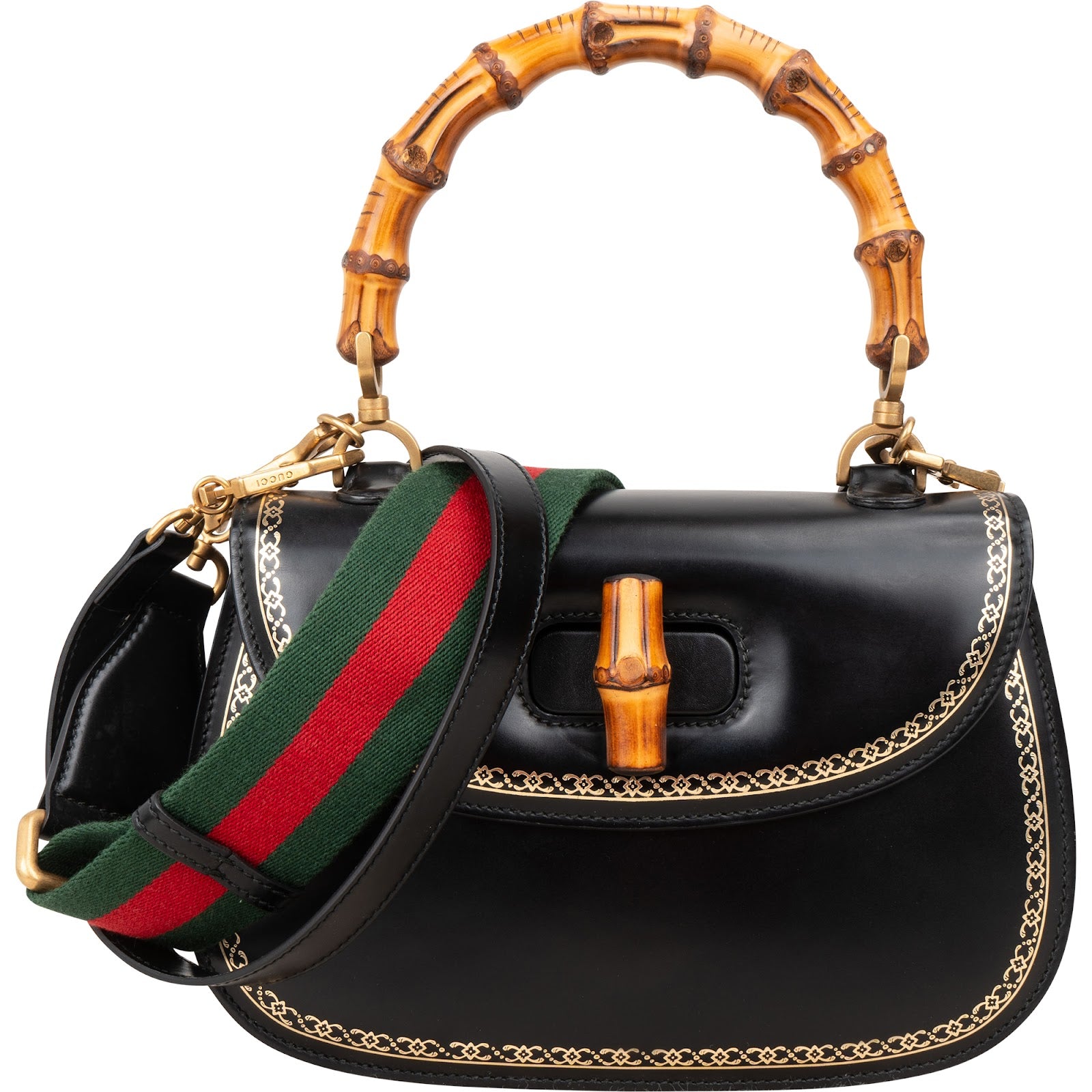 Gucci - 1947 Bamboo Top Handle Crossbody Bag