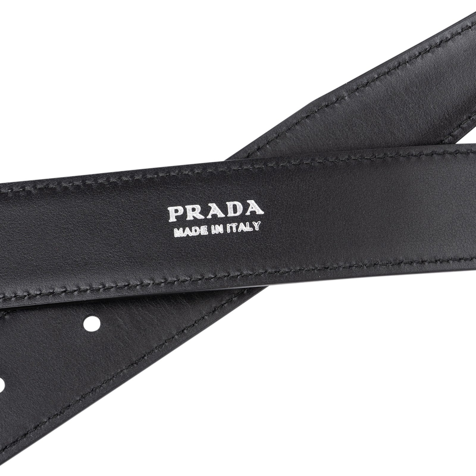 Prada - Black Saffiano Leather Classic Belt (90 / 36)