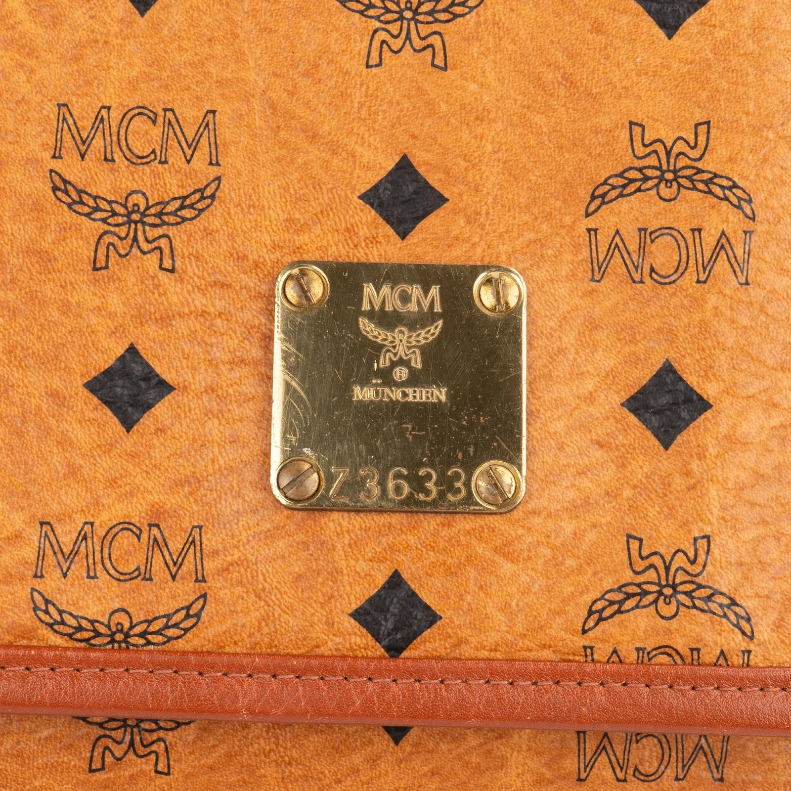 MCM Monogram Visetos Coated Canvas Flap Crossbody Bag