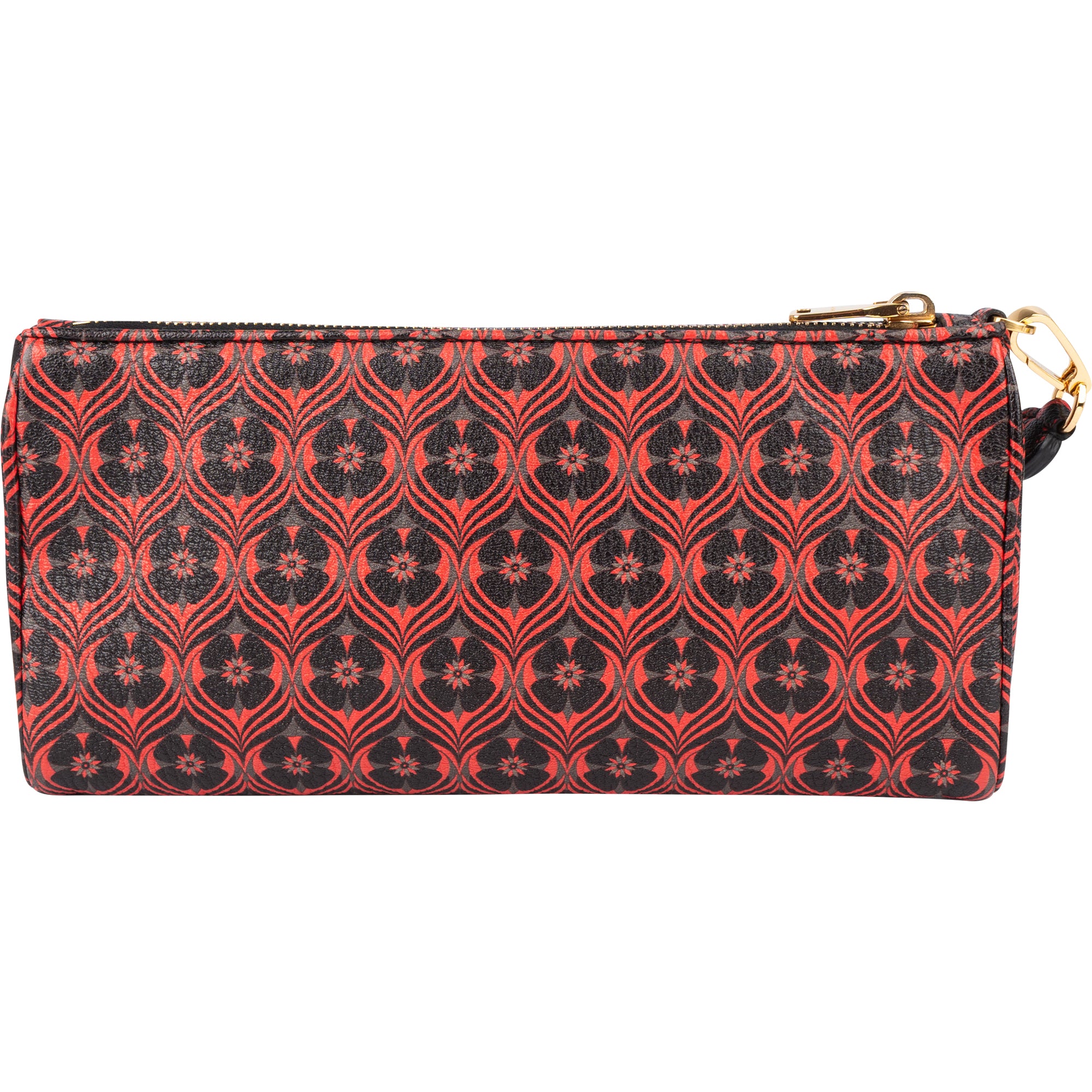 Miu Miu Printed Leather Wristlet Pouch