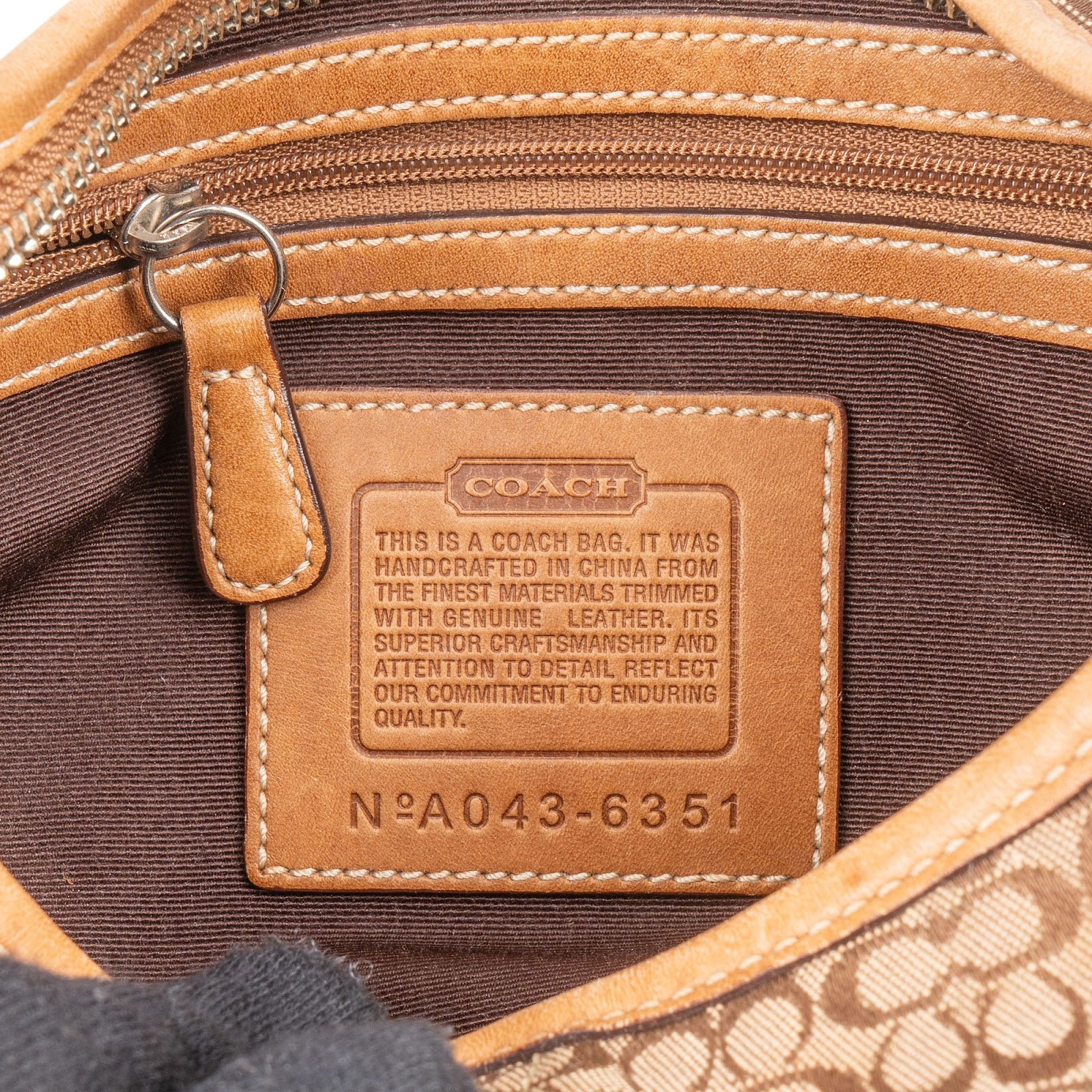 Coach Monogram Signature Small Hobo Shoulder Bag