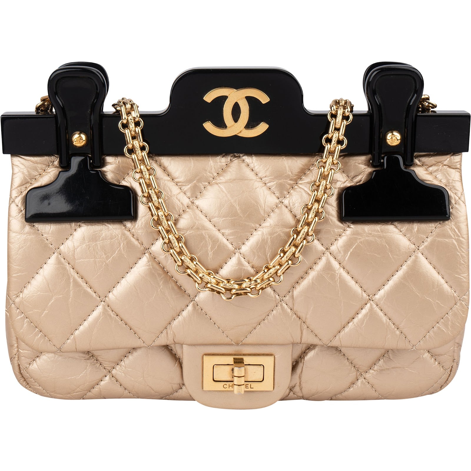Chanel - Clip Bar CC Single Flap Crossbody Bag