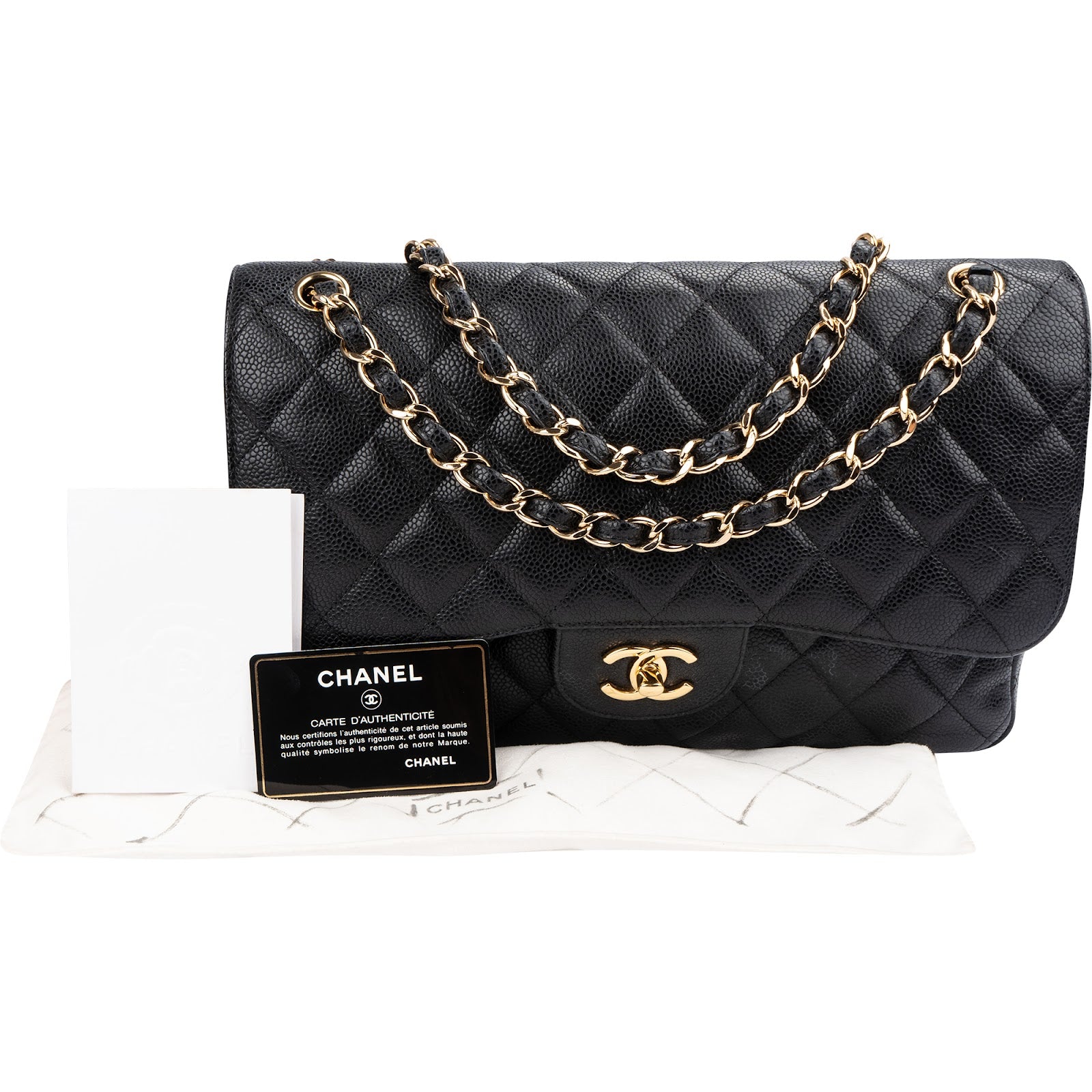 Chanel - Jumbo Double Flap Crossbody Bag